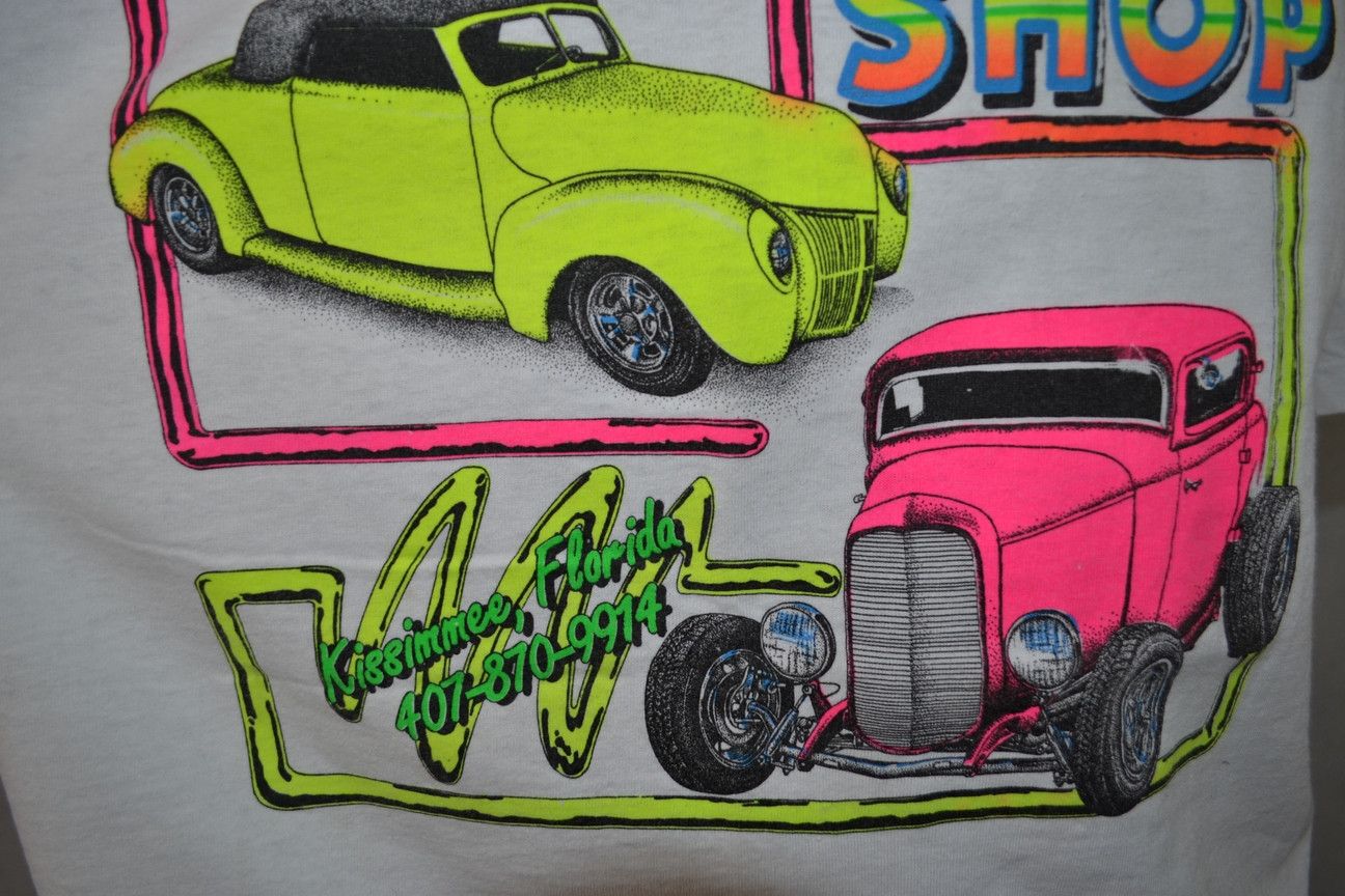 Vintage Wolfman's Rod Shop Kissimmee Florida Made in USA new tee Size US XL / EU 56 / 4 - 7 Thumbnail