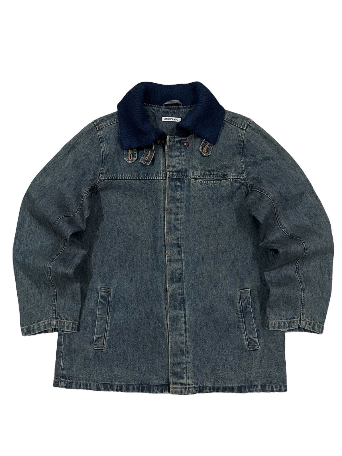 Japanese Brand Vintage Japanese Brand Denim Edit Streetstyle Denim Jacket Size US M / EU 48-50 / 2 - 1 Thumbnail