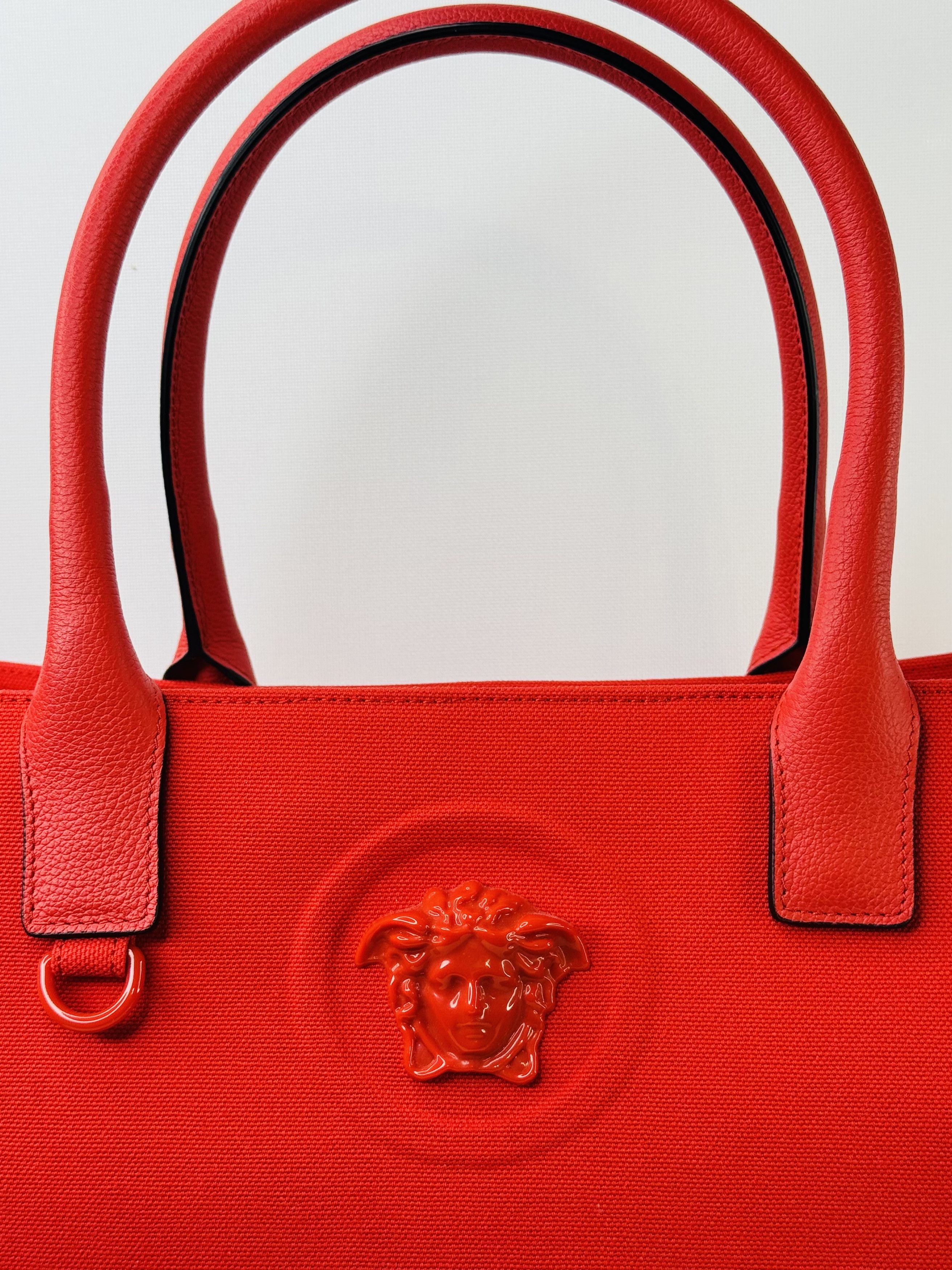 Versace La Medusa Canvas Large Tote Bag Size ONE SIZE - 3 Thumbnail
