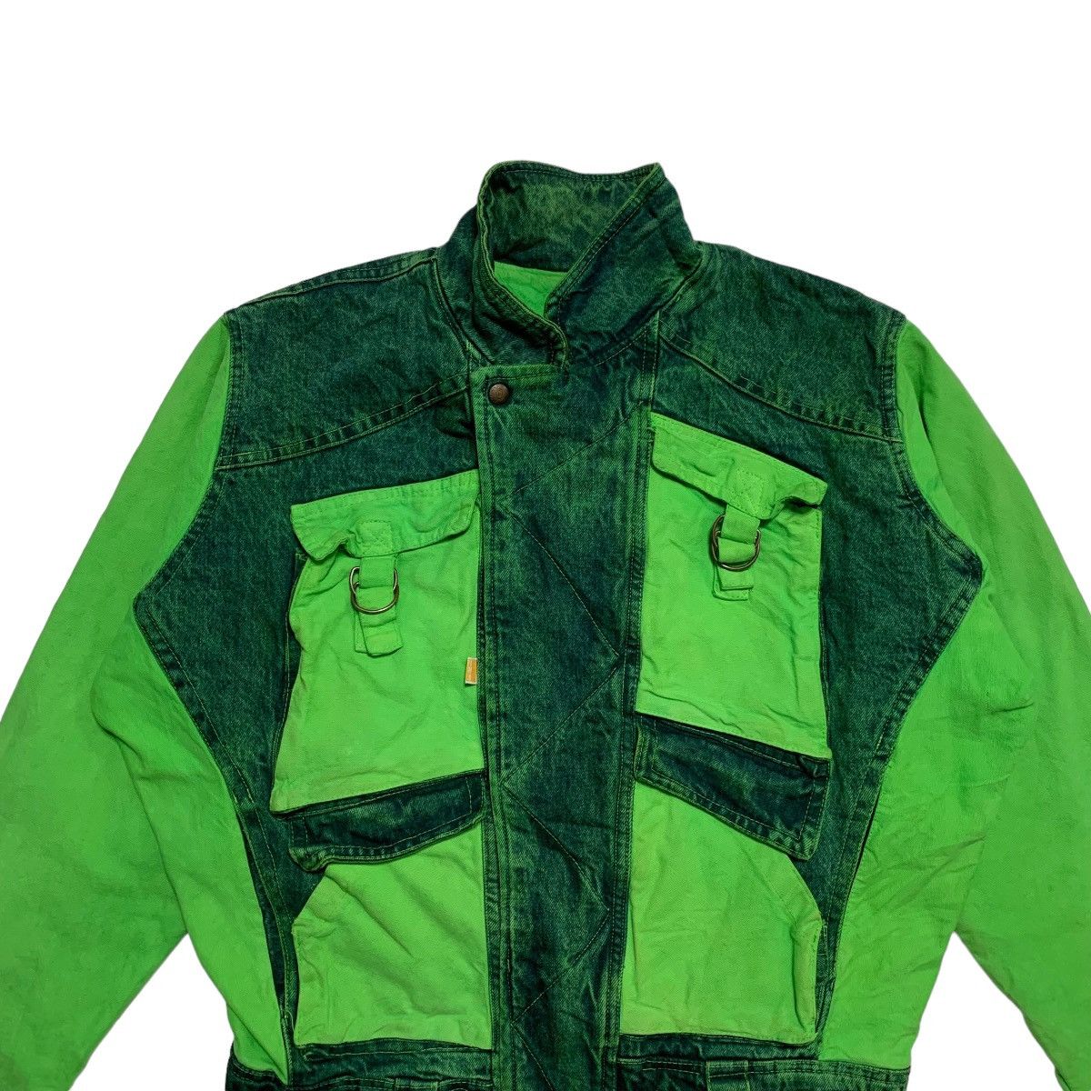 Other Nice Design FBI Multipocket Denim Jacket Made In France Size US L / EU 52-54 / 3 - 4 Thumbnail