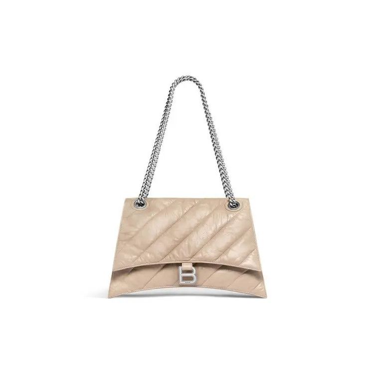 Balenciaga o1in1g1125 Size: OS / Crush Medium Chain Bag Quilted Size ONE SIZE - 1 Thumbnail