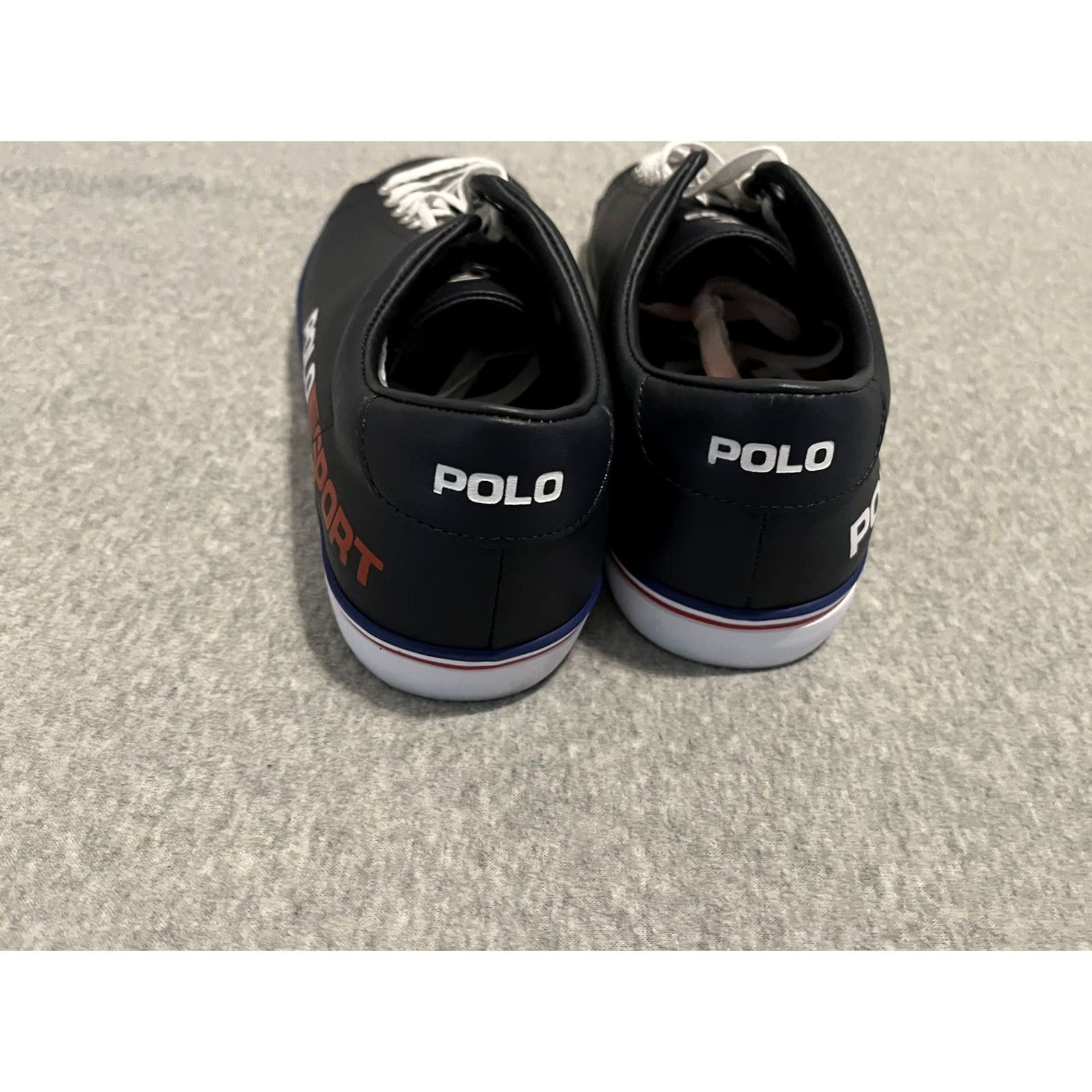 Polo Ralph Lauren Polo Ralph Lauren Sport PRL-93 Longwood Nappa Calf Leather Blue Shoes Mens 10.5D Sneakers Lacé Up Athletic Size US L / EU 52-54 / 3 - 4 Thumbnail