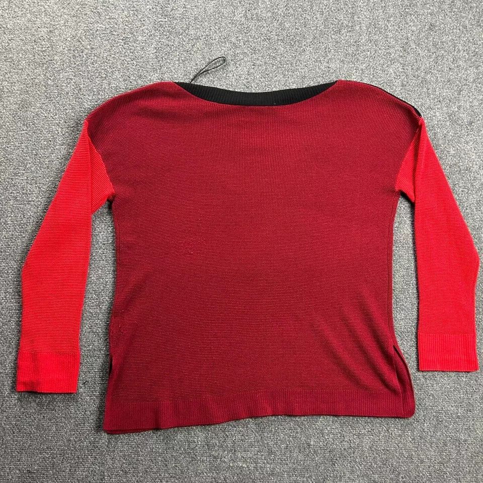 Vince Camuto Vince Camuto Sweater Womens Large Red Knit Tunic Casual Size L / US 10 / IT 46 - 6 Thumbnail