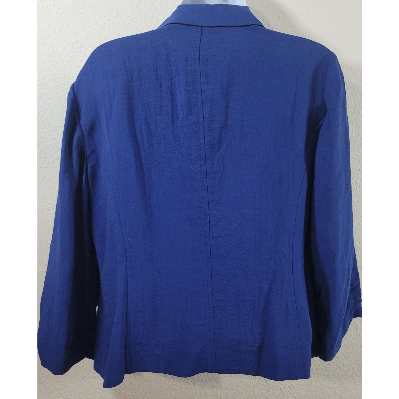 Chicos Chico's Blue Notched Collar Open Front Blazer 1 Medium Size M / US 6-8 / IT 42-44 - 2 Thumbnail