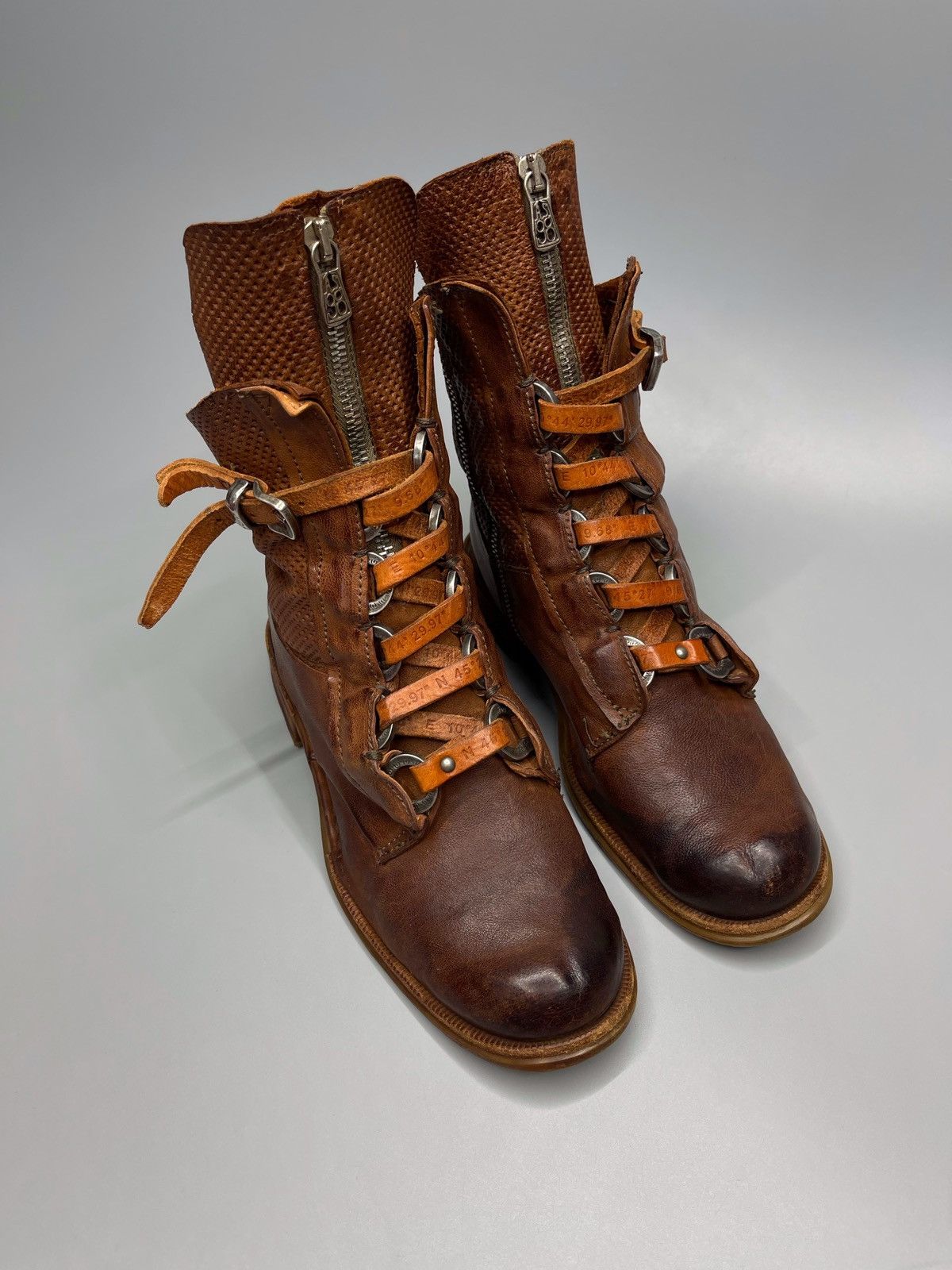 Japanese Brand × Vintage A.S 98 Boots Leather Style Rick Owens Size US 5.5 / EU 38 - 6 Thumbnail