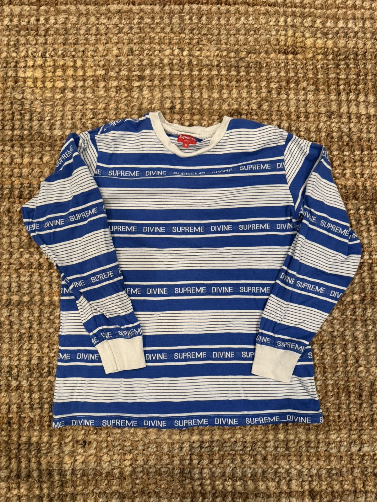 Supreme Supreme Divine Blue Long Sleeve Tee Shirt Size US M / EU 48-50 / 2 - 1 Thumbnail