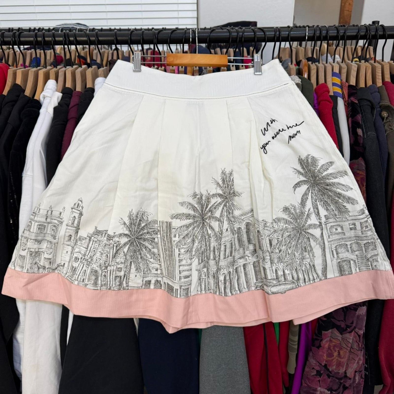 Miss Sixty Vintage 90s Miss Sixty Luxury Skirt With Pink Trim NWT Size 31" - 1 Thumbnail