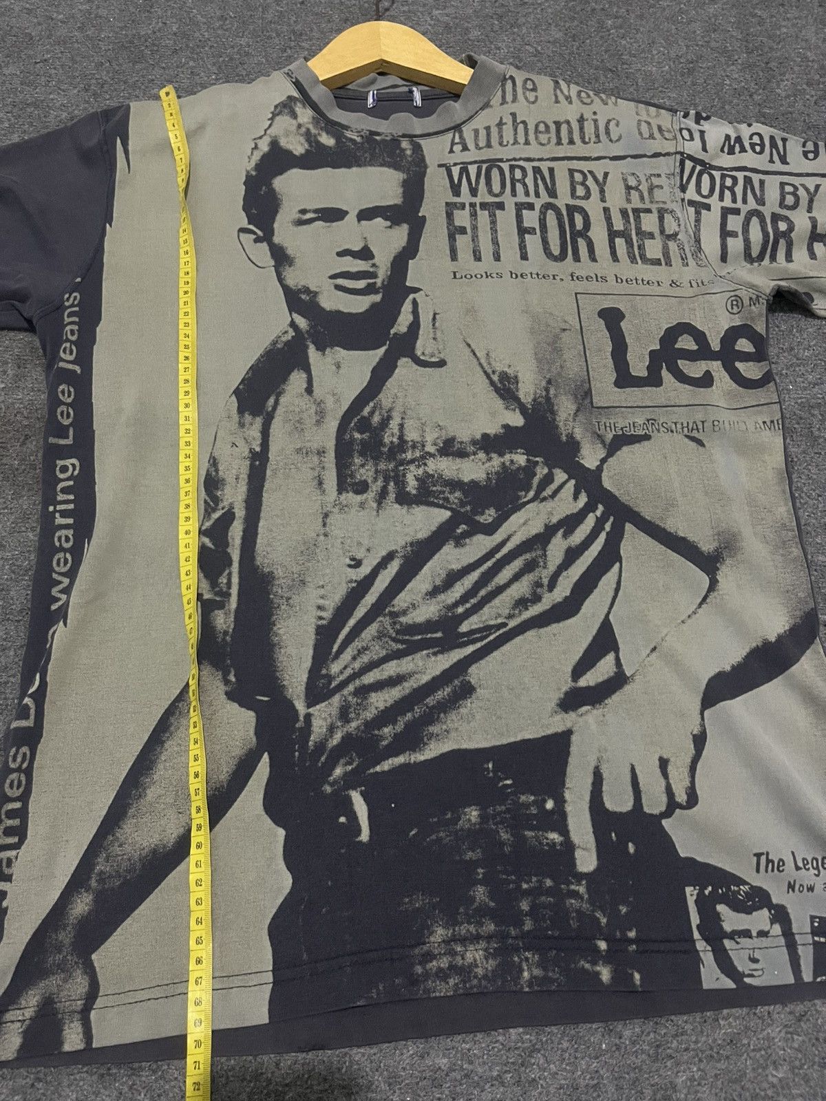 Lee × Vintage James Dean Lee Jeans Vintage 90s Shirt XL Size US XL / EU 56 / 4 - 12 Thumbnail