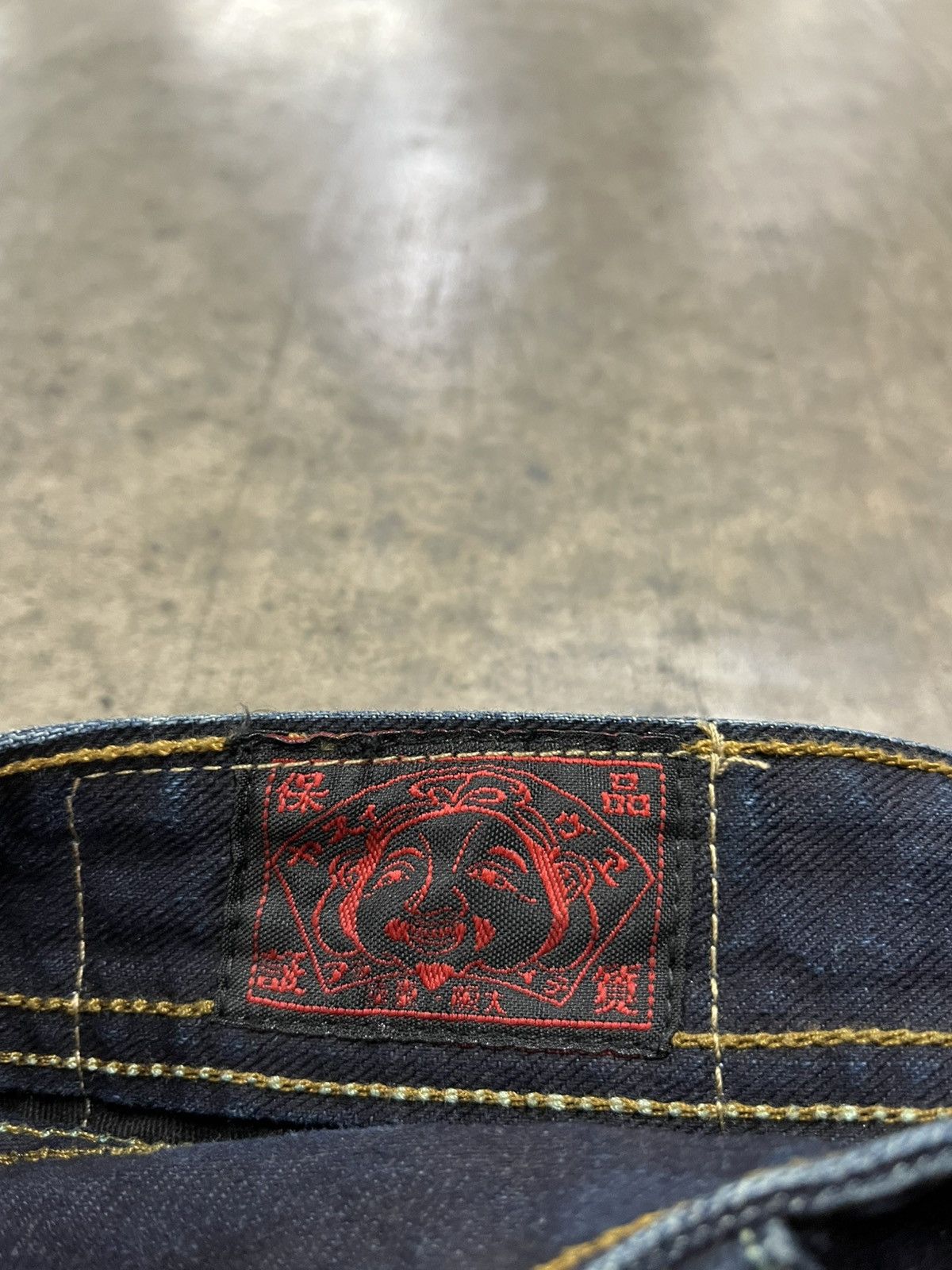 Evisu × Japanese Brand EVISU VINTAGE EU-ED DENIM JEANS DEADSTOCK RARE Size US 34 / EU 50 - 8 Thumbnail