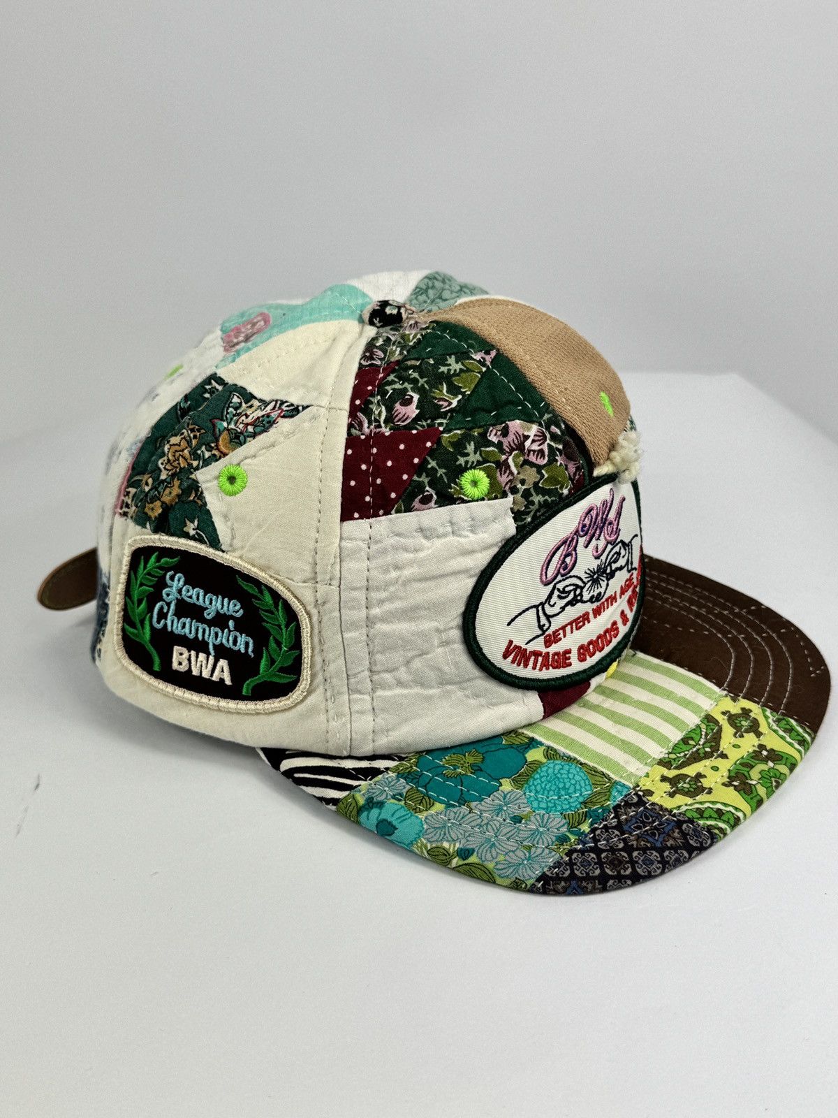 Better With Age BWA EMBROIDERED PATCH WORK CAP Size ONE SIZE - 3 Thumbnail