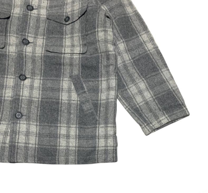 Japanese Brand Vintage Japanese Plaid Wool Flannel Shirt Jacket By Riverson Size US L / EU 52-54 / 3 - 3 Thumbnail