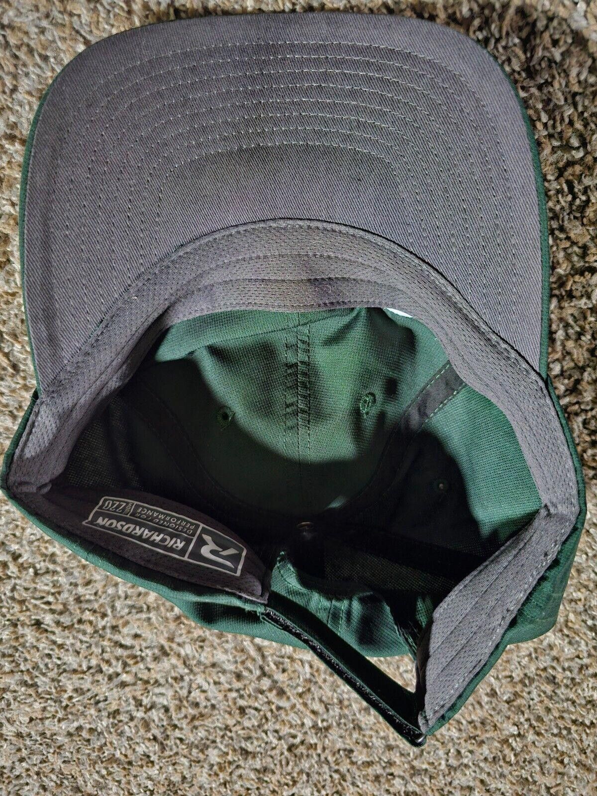 Designer Cargill logo Richardson 220 Strap Green Hat Size ONE SIZE - 7 Thumbnail