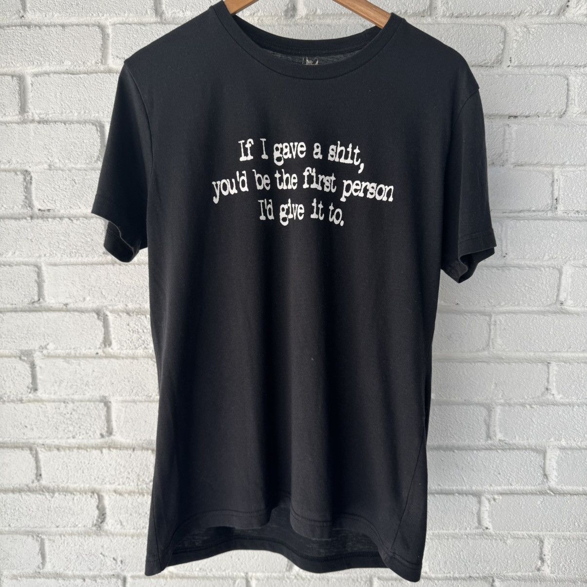 Vintage Gave A Shit Tee Size US M / EU 48-50 / 2 - 1 Thumbnail