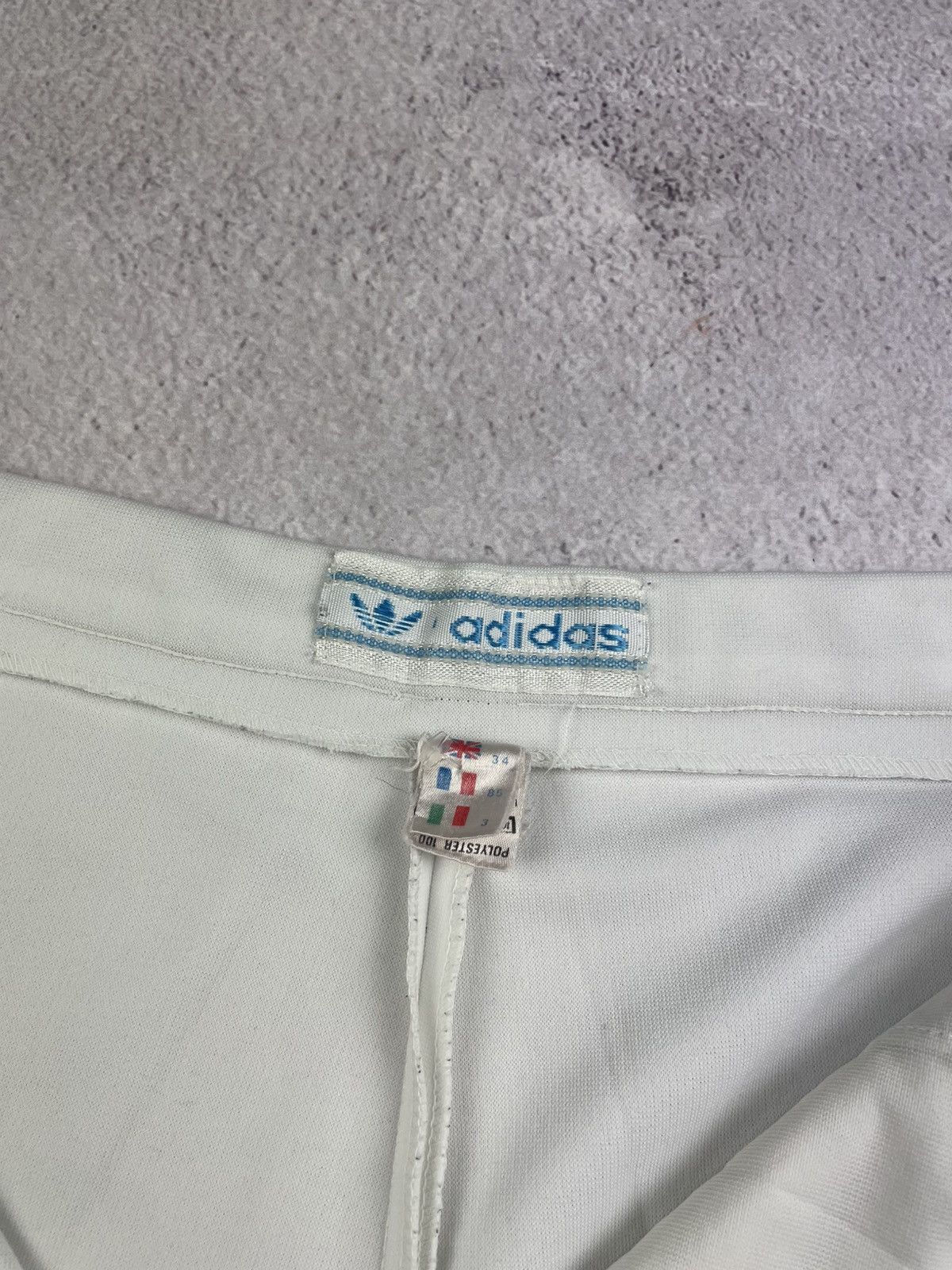 Adidas Vintage Adidas White Shorts S-M Trefoil Logo Stripes Retro Size US 32 / EU 48 - 8 Thumbnail