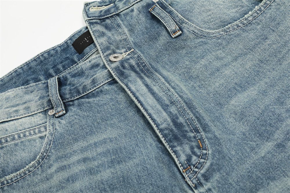 Japanese Brand × Jean Vintage punk washed asymmetric waist loose jeans Size US 32 / EU 48 - 3 Thumbnail