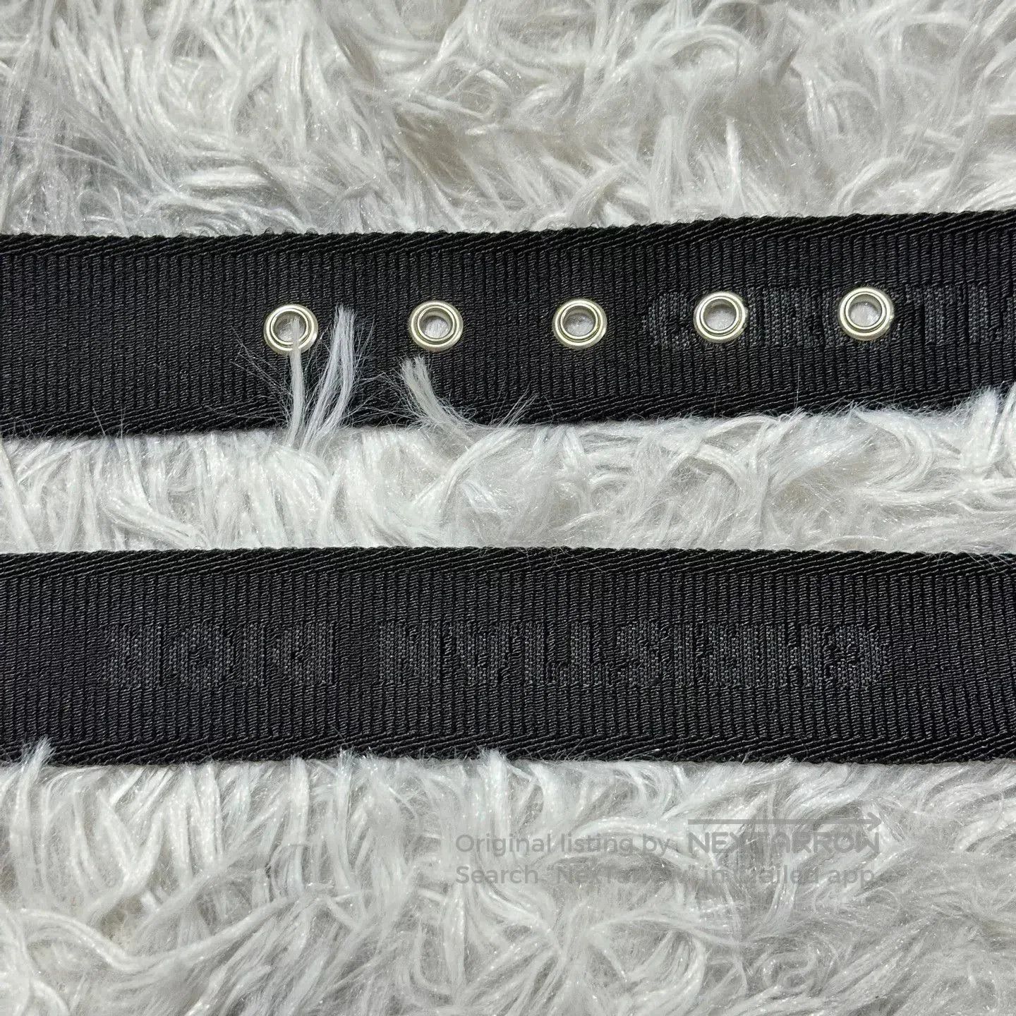 Dior dior fabric belt 100cm length 3.5cm width. Size ONE SIZE - 5 Thumbnail