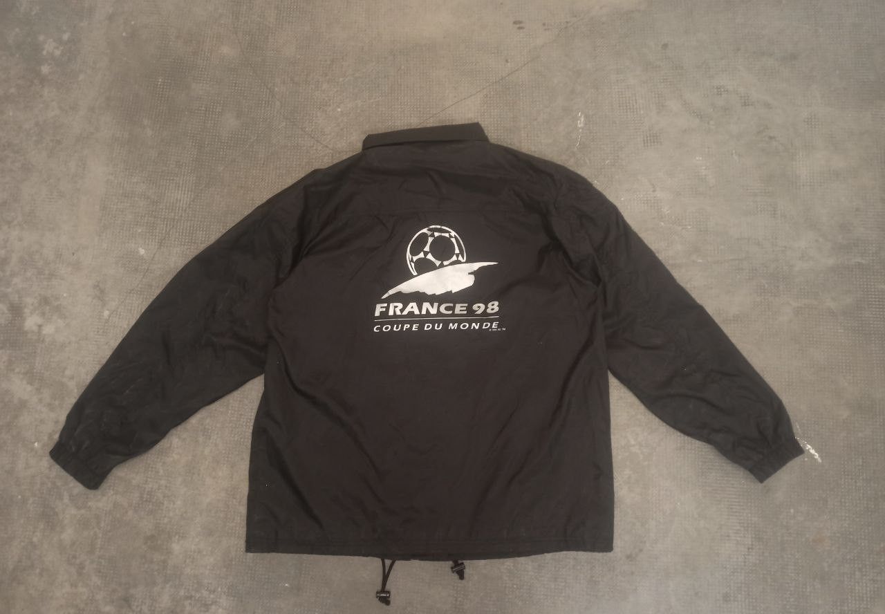 Adidas 1998 Adidas FIFA World Cup 'France 98' Vintage Coach Jacket Size US L / EU 52-54 / 3 - 6 Thumbnail