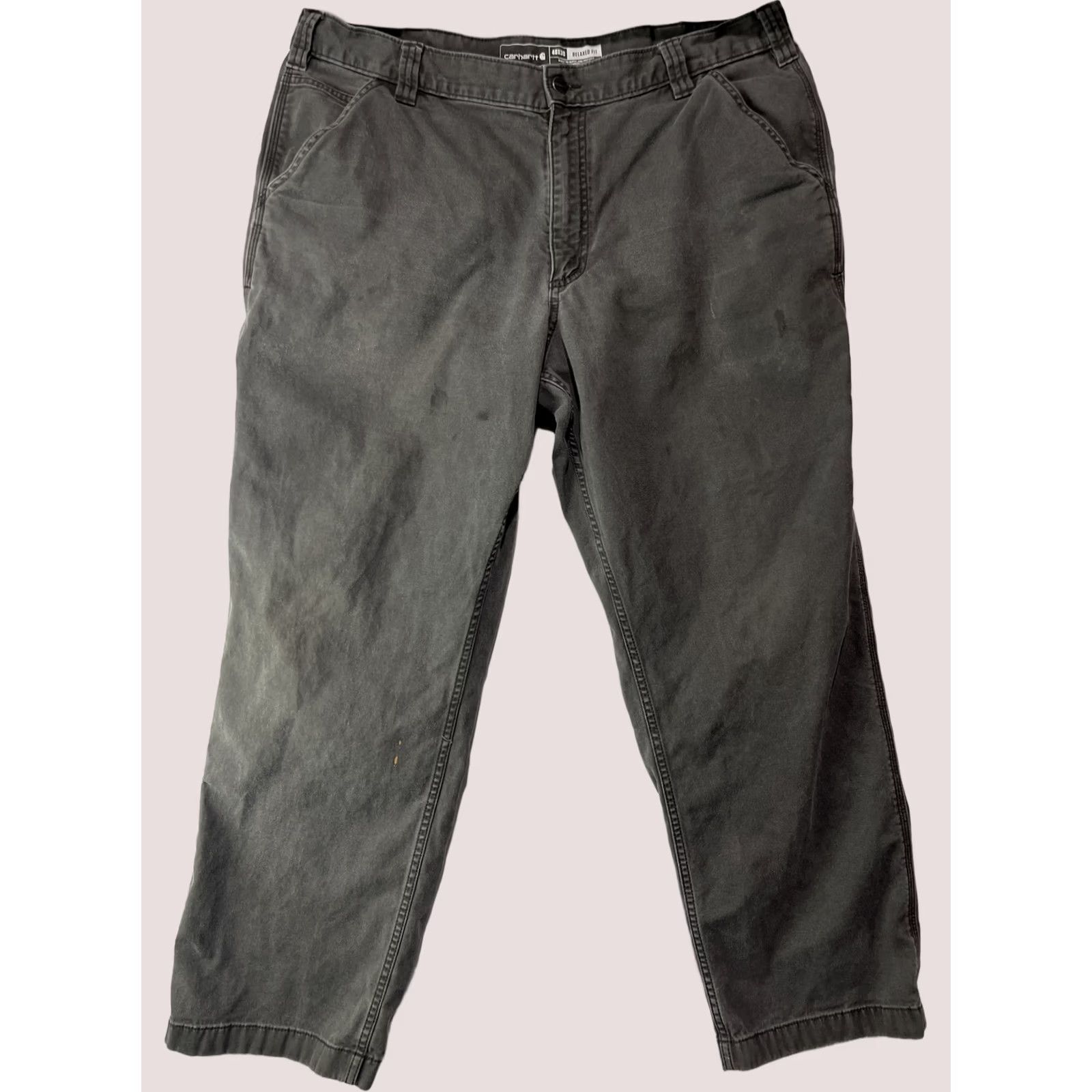 Carhartt Carhartt Pants Mens 40x30 Black Rugged Flex Relaxed Canvas Workwear BN2291 Size US 40 / EU 56 - 1 Thumbnail