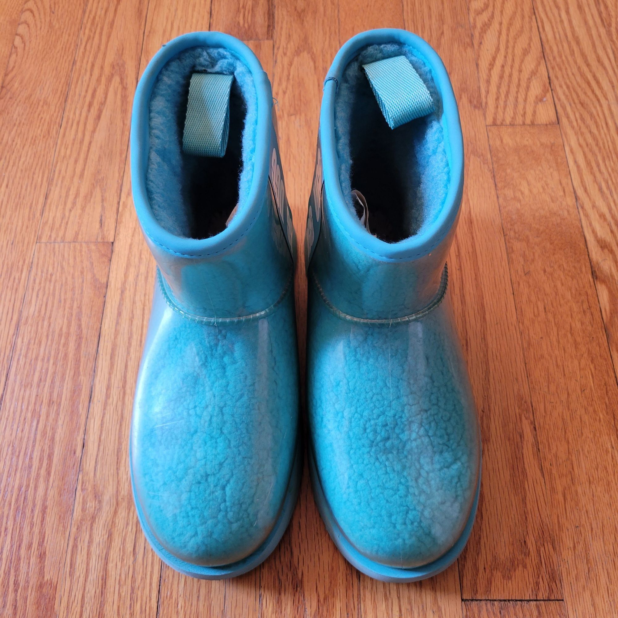 Ugg UGG Waterproof Short Boots 6 Blue Green Classic Mini Clear 1 Size US 6 / IT 36 - 3 Thumbnail