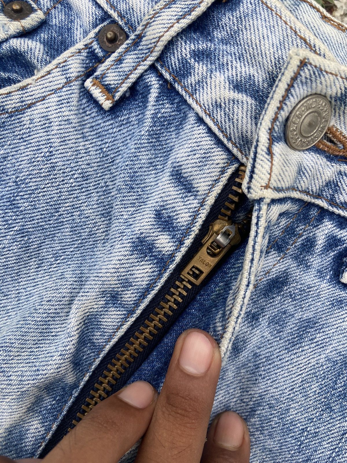 If Six Was Nine × Levi's × Vintage Vintage Levis Big E 502xx Selvadge Denim Size US 28 / EU 44 - 15 Thumbnail