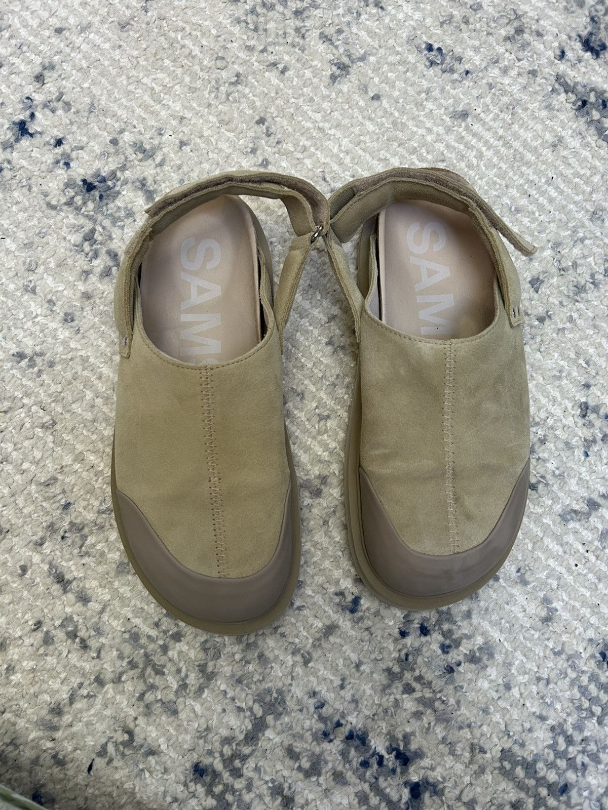 Samsoe Samsoe Samsøe Samsøe Beige Ibbo Slippers Size US 8.5 / IT 38.5 - 2 Thumbnail