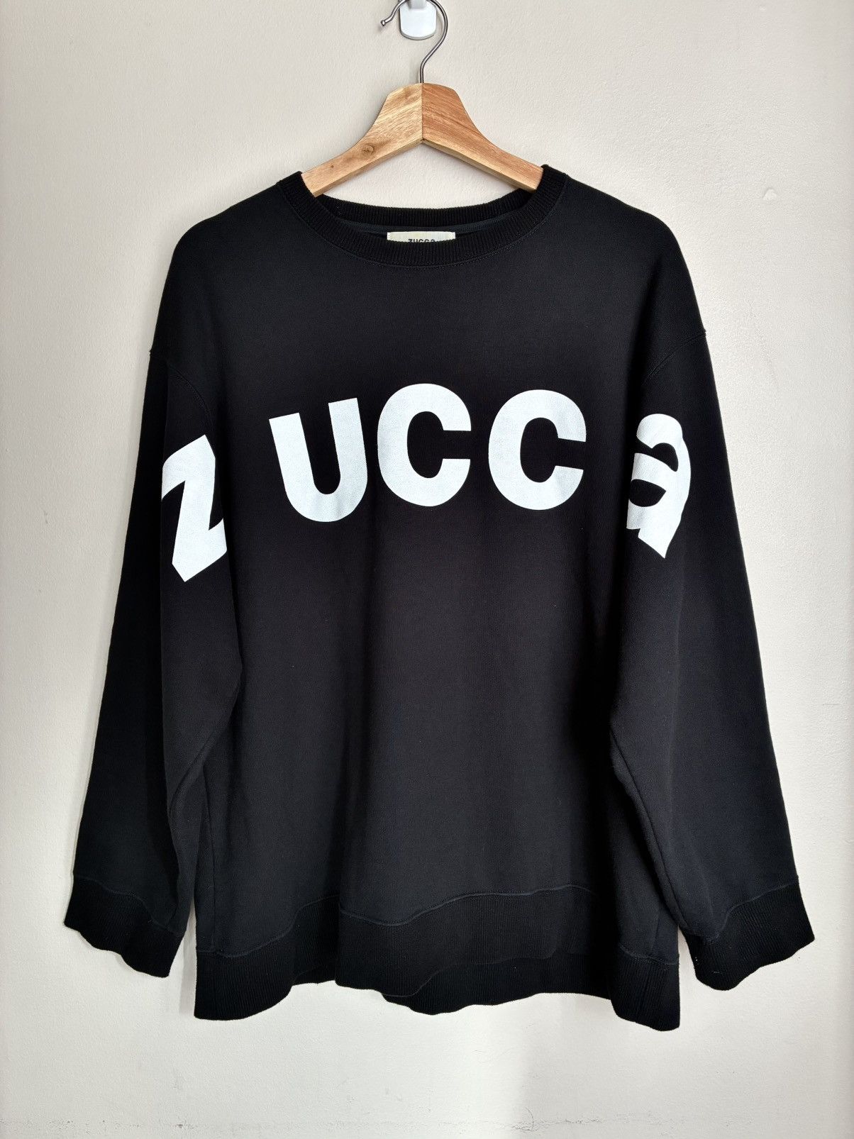 CABANE de ZUCCa ZUCCA XL Logo Crewneck Sweatshirt Size US XL / EU 56 / 4 - 8 Thumbnail
