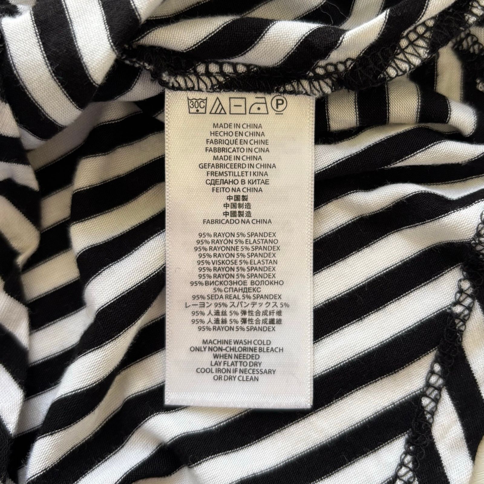 Michael Kors MICHAEL Michael Kors Black White Striped Long Sleeve Top XL Size XL / US 12-14 / IT 48-50 - 11 Thumbnail