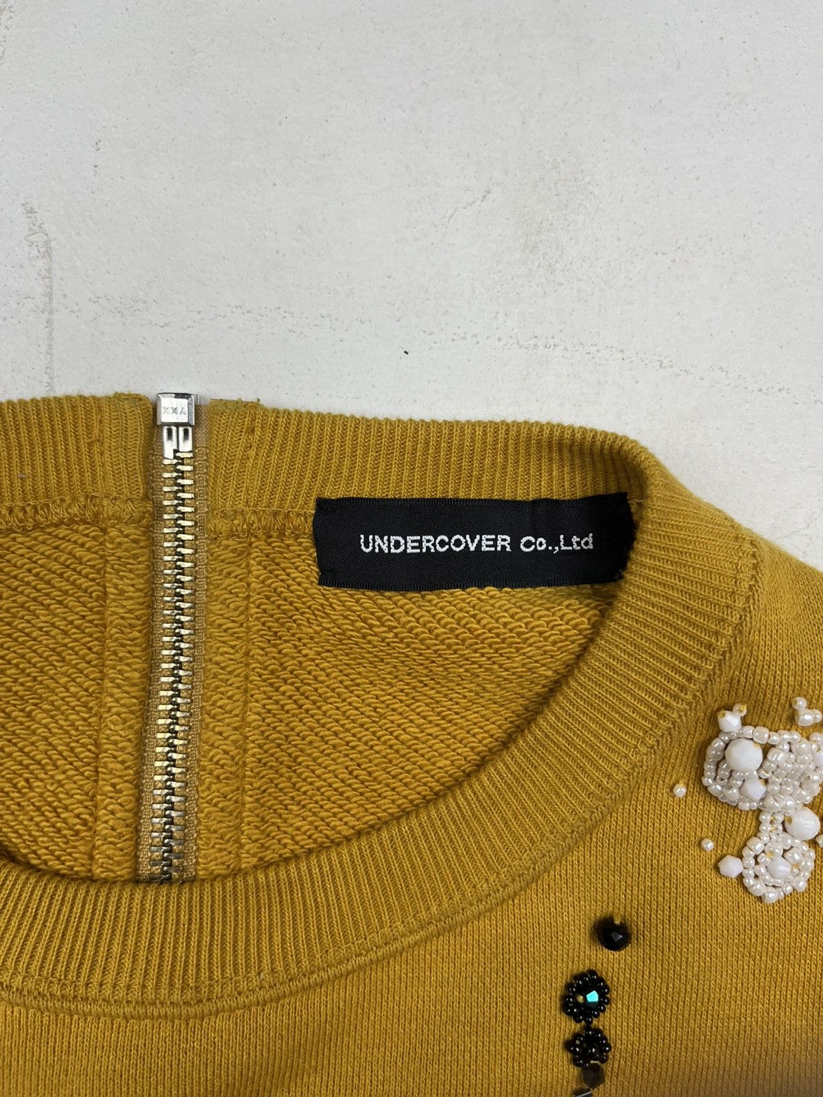 Undercover Undercover Beaded Embroidered Zip-Back Sweatshirt Size XS / US 0-2 / IT 36-38 - 10 Thumbnail