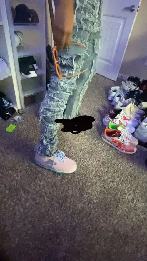 Designer Opium Denim Blue Size US 34 / EU 50 - 2 Thumbnail