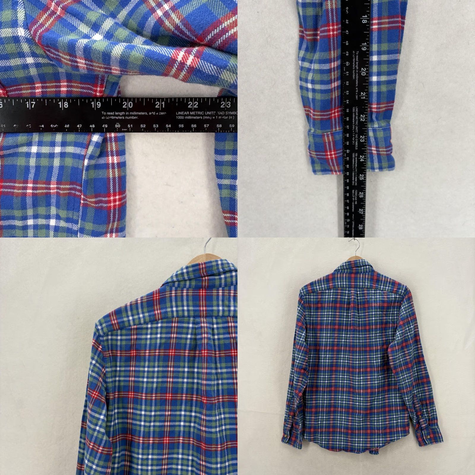 Vineyard Vines Vineyard Vines Slim Tucker Shirt Mens Small Blue Plaid Flannel Long Sleeve Button-Up Size US S / EU 44-46 / 1 - 8 Thumbnail