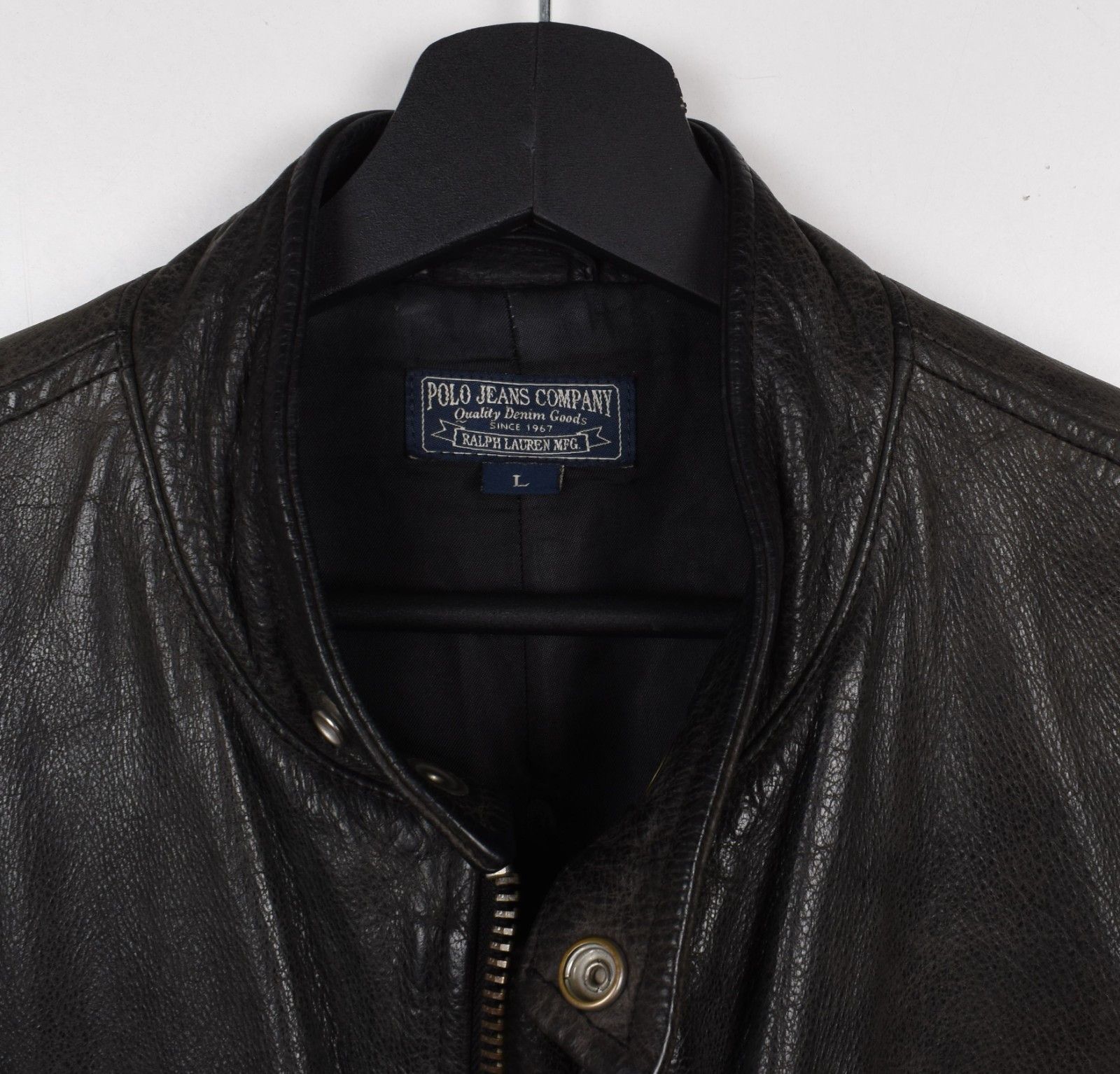Ralph Lauren Ralph Lauren Men Leather Jacket Size L, S1553 Size US L / EU 52-54 / 3 - 5 Thumbnail