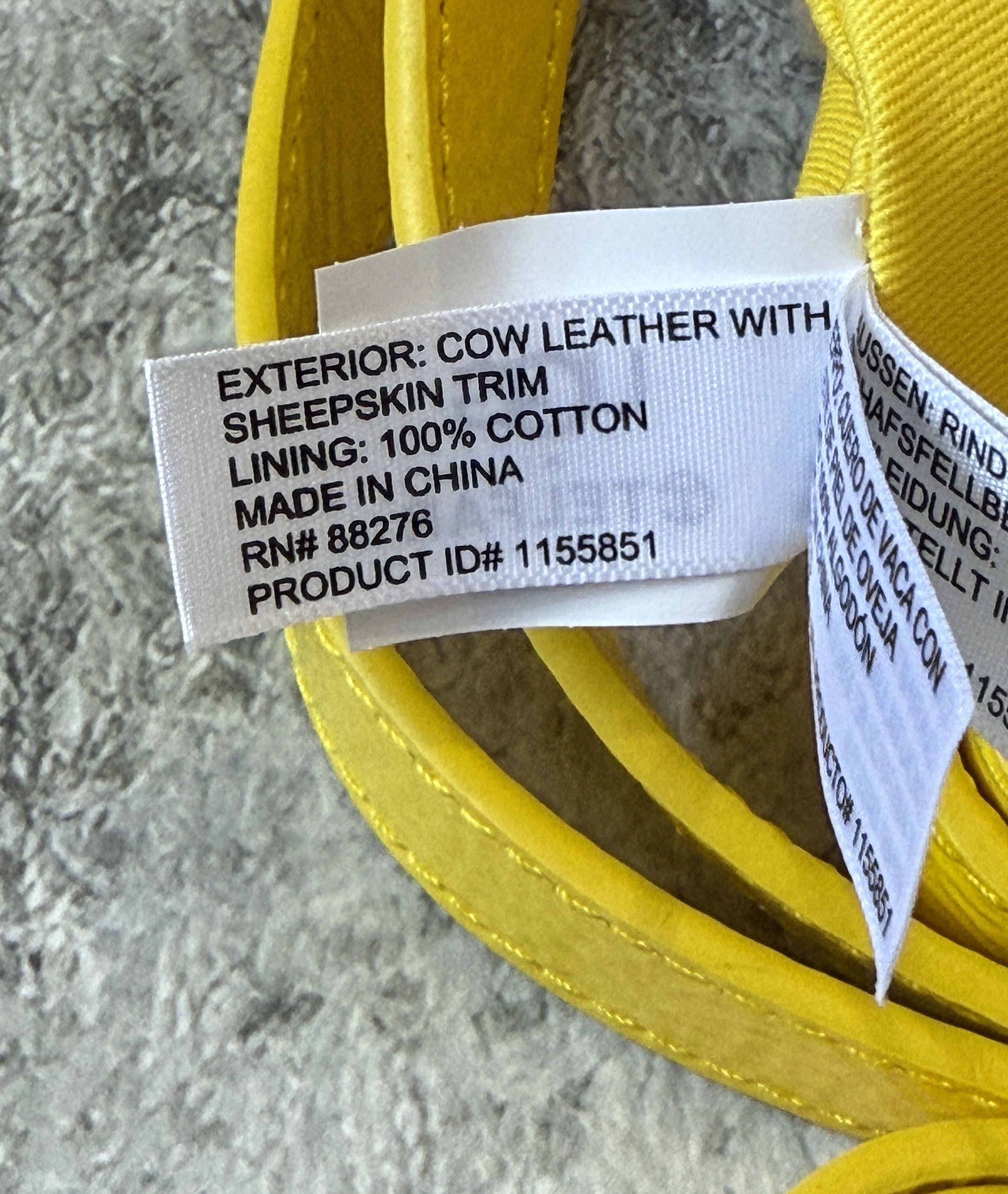 Telfar × Ugg UGG X TELFAR MEDIUM SHOPPER CRINKLE YELLOW TAX Size ONE SIZE - 8 Thumbnail