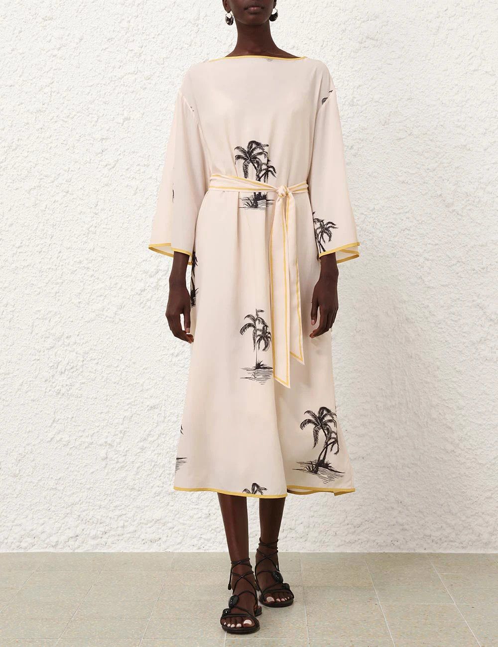 Zimmermann oc11z0226 Tunic Dress In Cream Size M / US 6-8 / IT 42-44 - 2 Thumbnail