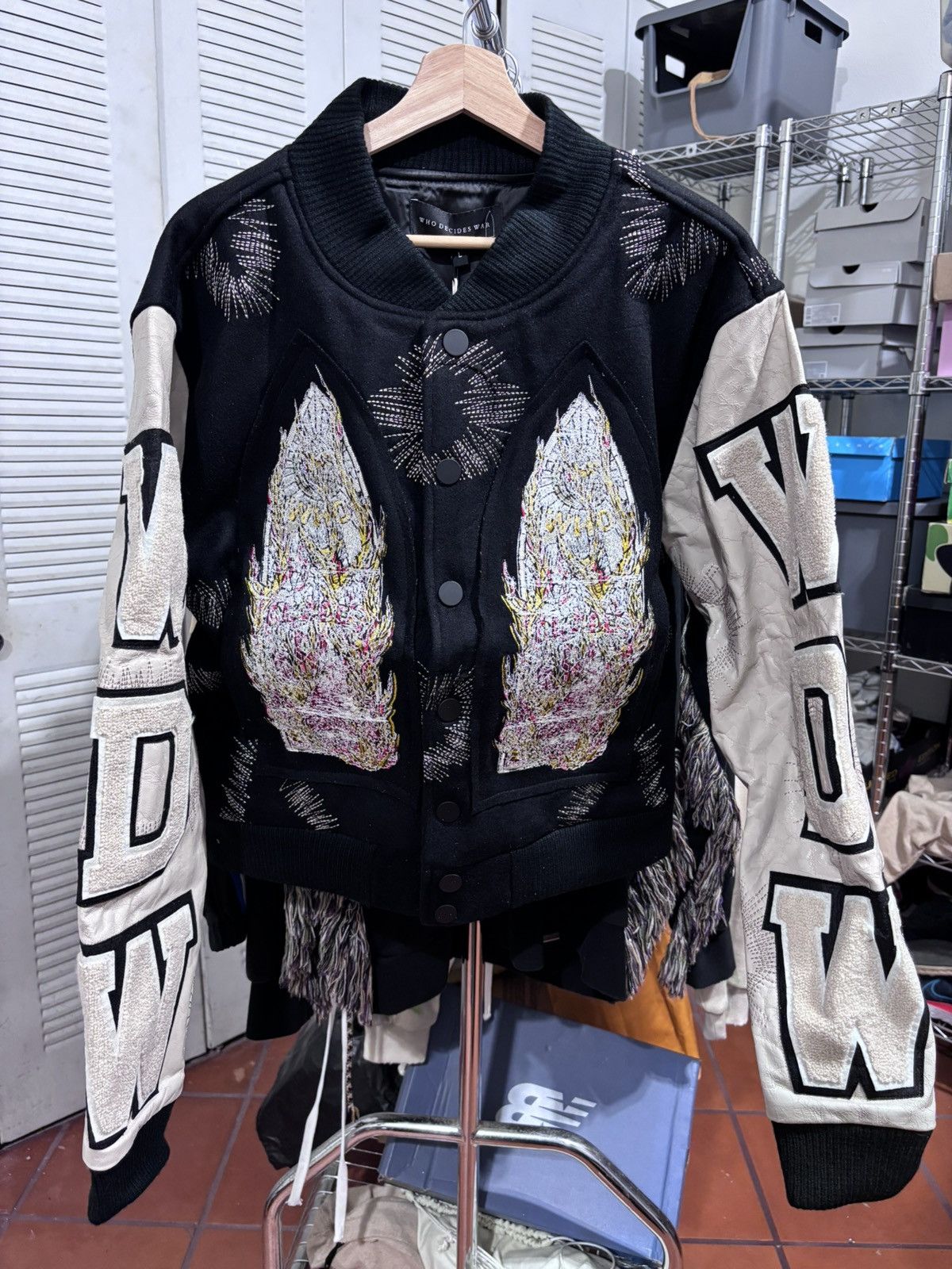 Who Decides War WHO DECIDES WAR NAMESAKE VARSITY JACKET Size US L / EU 52-54 / 3 - 1 Thumbnail