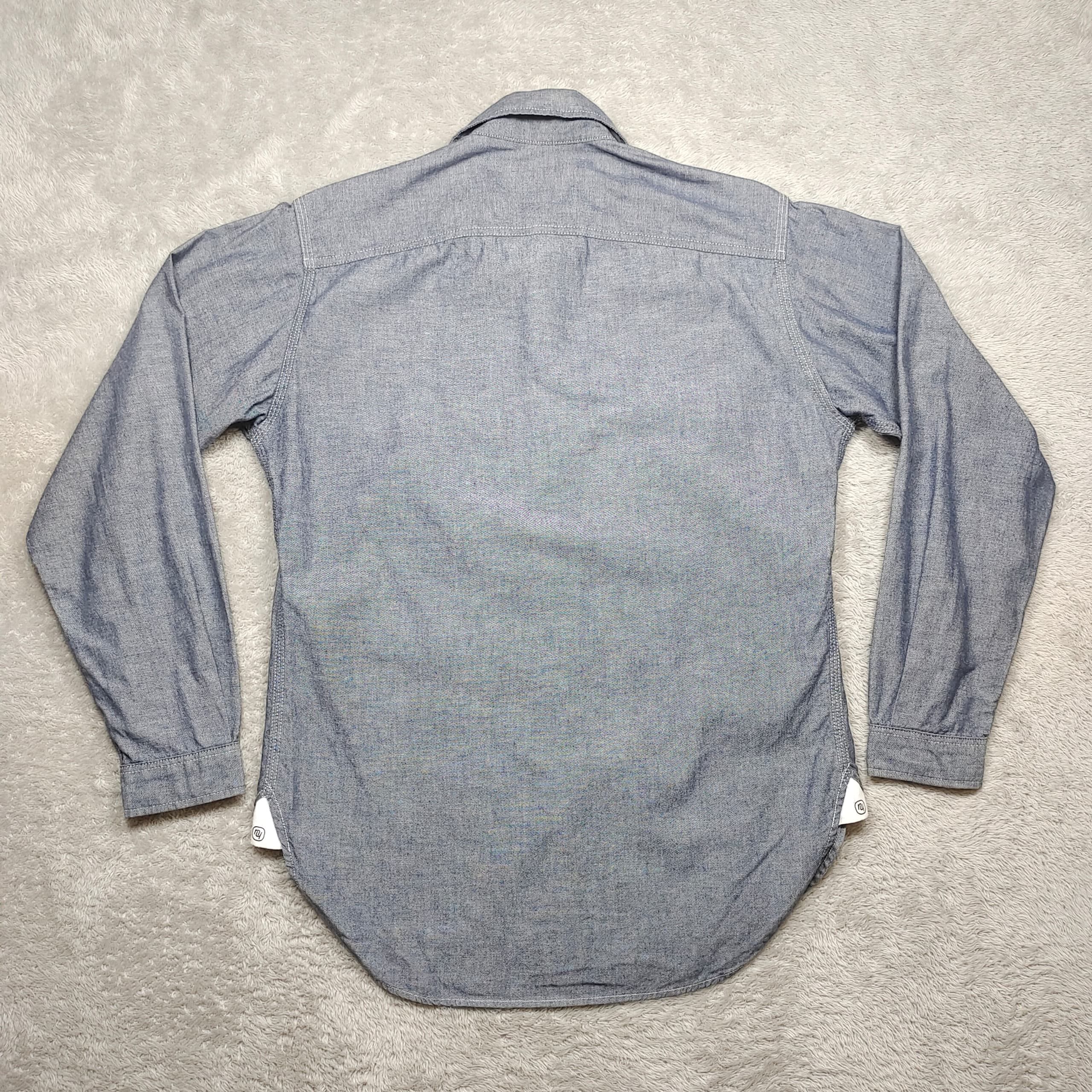 Japanese Brand NEIGHBORHOOD CHAMBRAY BUTTON UP LONG SLEEVE SHIRT Size S / US 4 / IT 40 - 2 Thumbnail