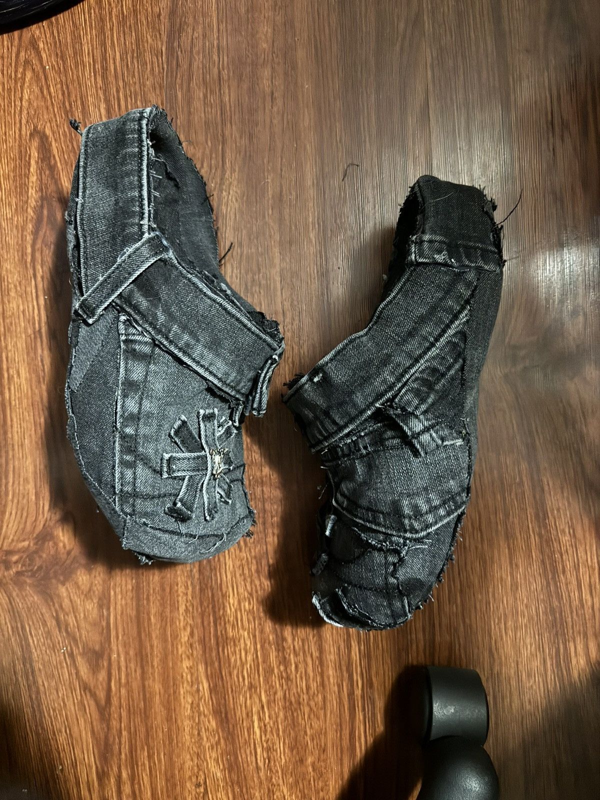 Other Custom 1:1 denim slip ons Size US 8.5 / EU 41-42 - 3 Thumbnail
