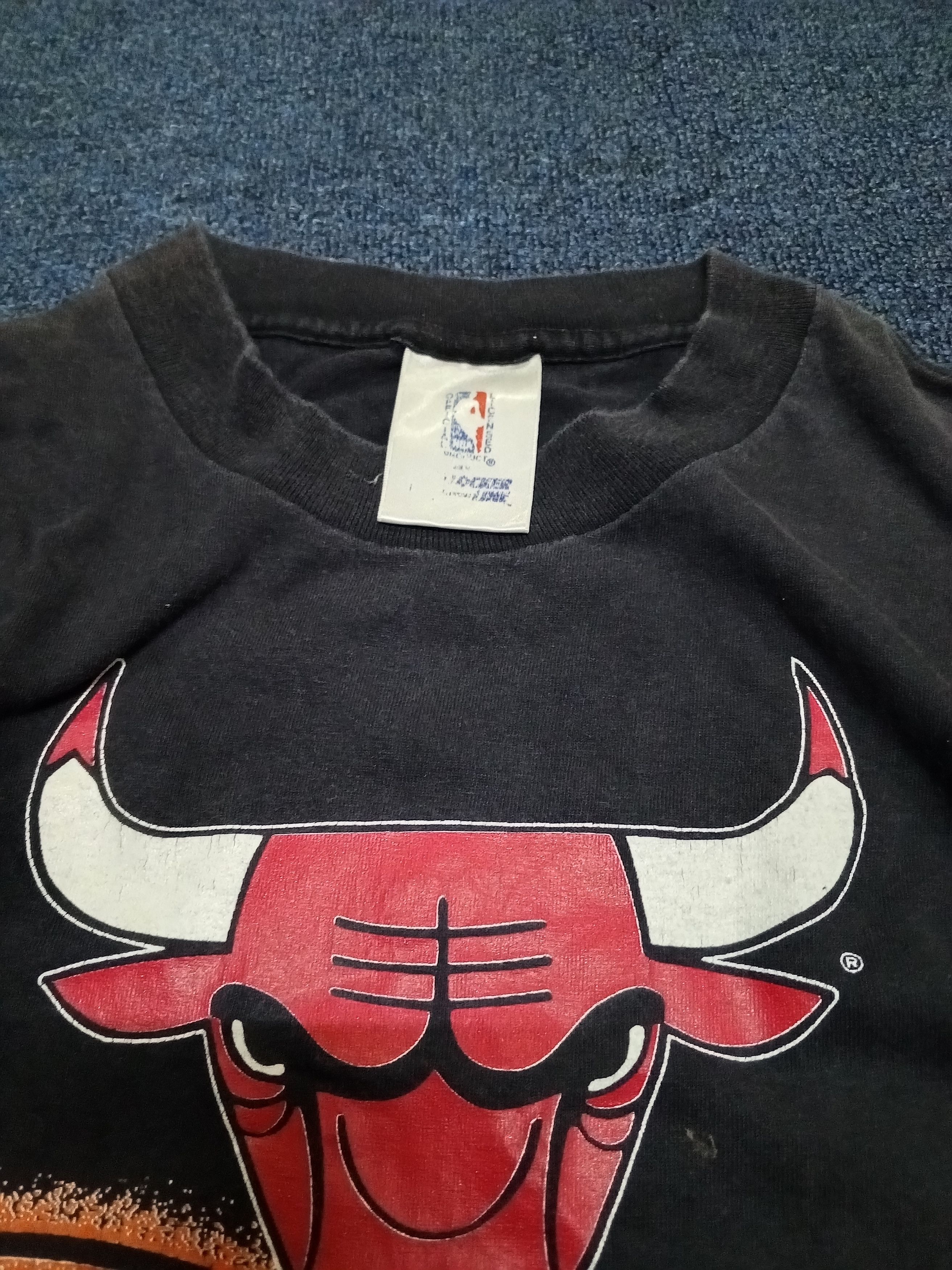 NBA × Rap Tees × Vintage 90s Chicago Bulls Vintage BULL POWER Bootleg Rap Tee Shirt Size US L / EU 52-54 / 3 - 8 Thumbnail