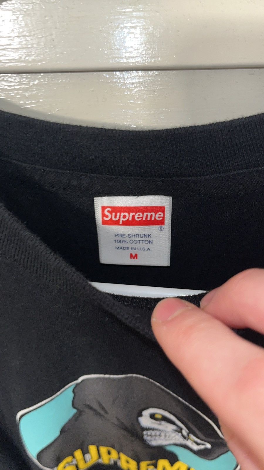 Supreme Supreme Reaper Tee (SS23) Black (perfect condition) Size US M / EU 48-50 / 2 - 2 Thumbnail