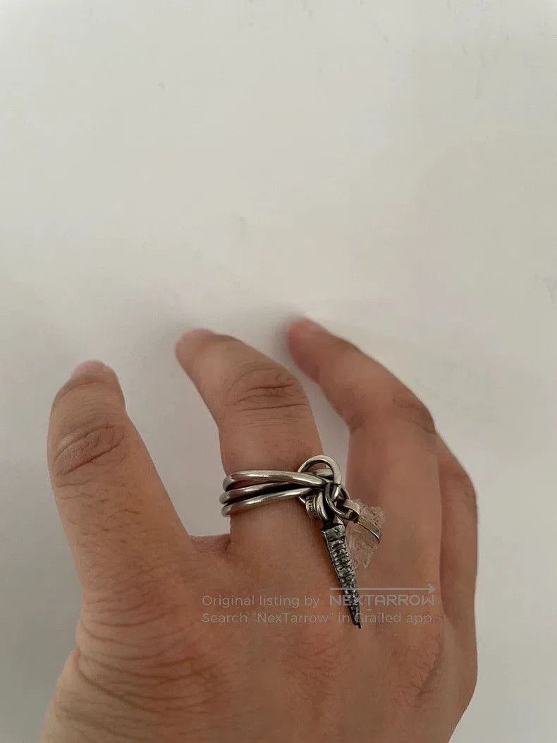 Ann Demeulemeester Ann Demeulemeester Pendant Ring for Men. Size ONE SIZE - 3 Thumbnail