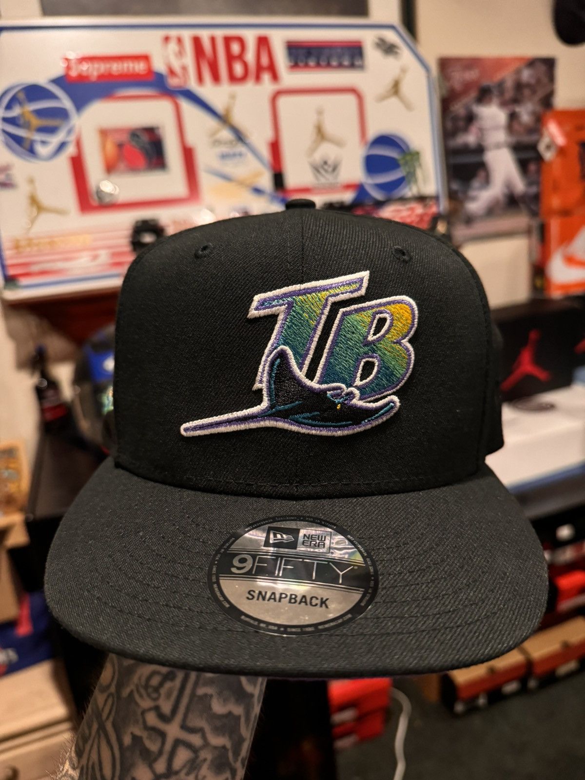 New Era New era 9fifty Tampa Bay Devil rays Size ONE SIZE - 3 Thumbnail
