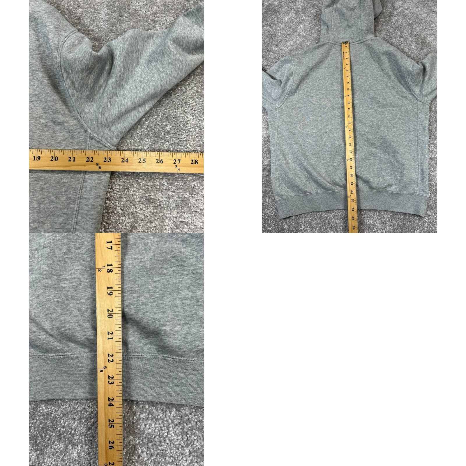 Nike Nike Hoodie Women L Gray Cotton Pullover Hooded Regular Fit Sportswear Size L / US 10 / IT 46 - 8 Thumbnail