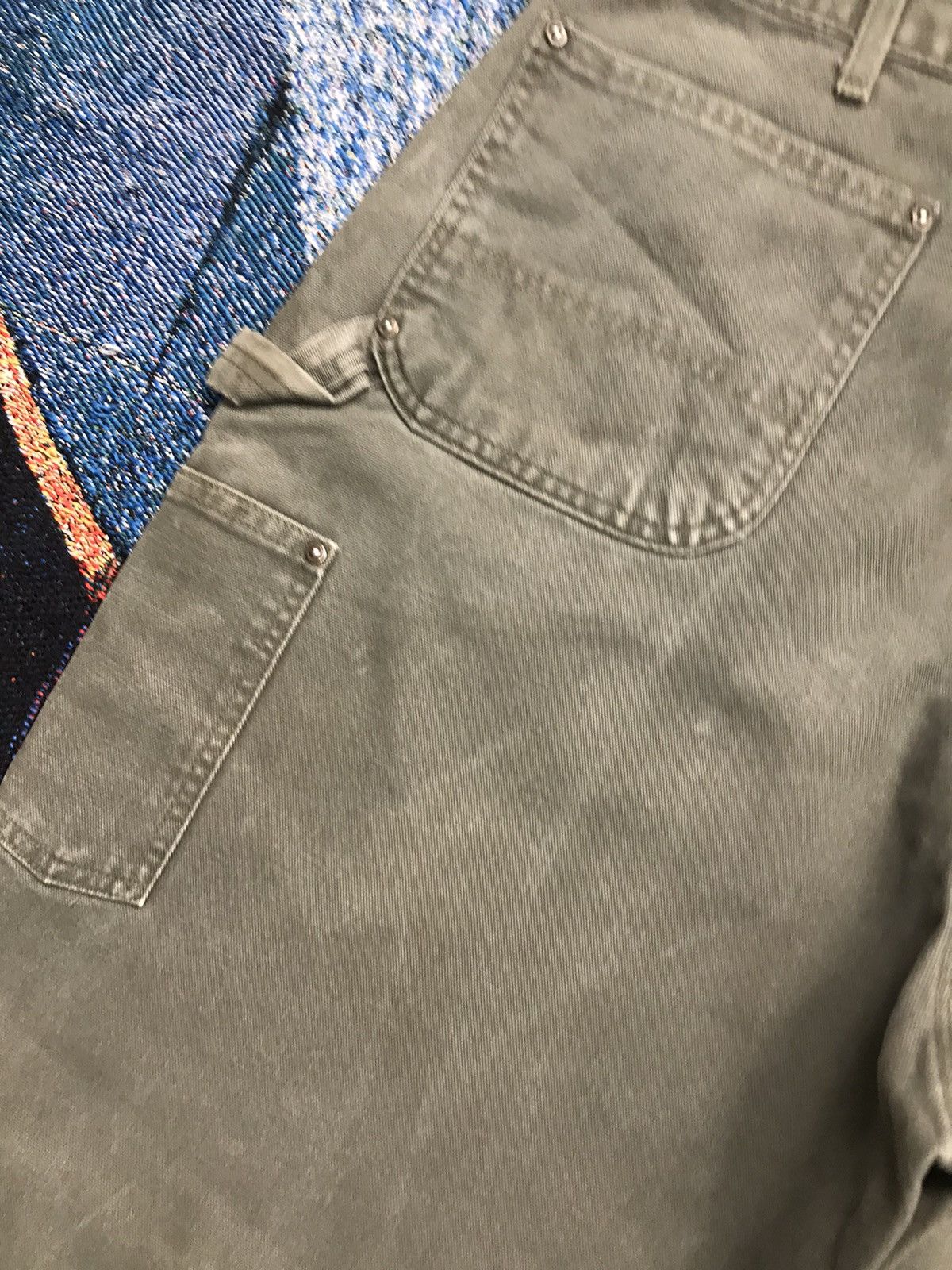 Carhartt Vintage Carhartt B136 MOS dusty double knee workwear denim Size US 42 / EU 58 - 14 Thumbnail