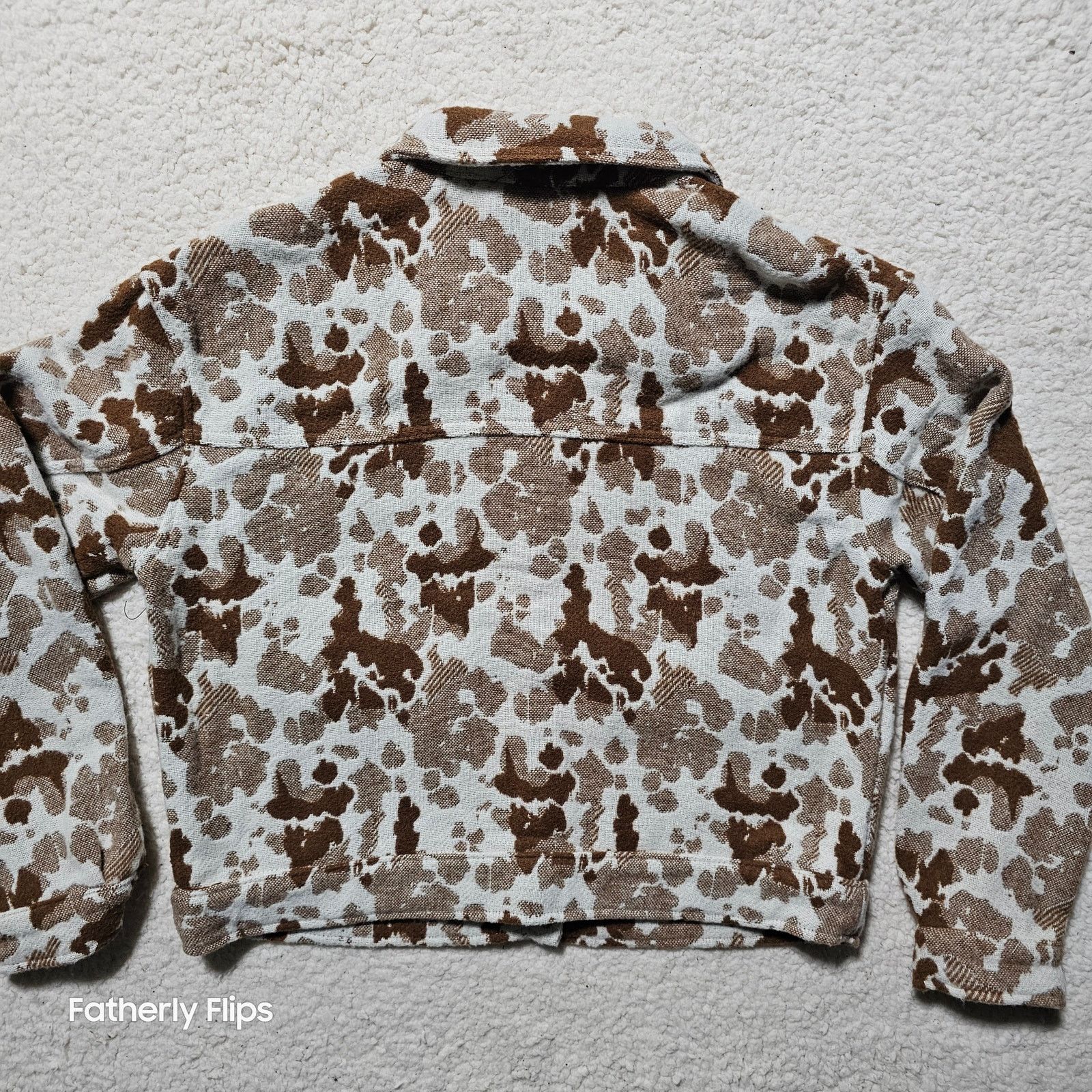 Sonoma Sonoma Cow Print Shacket Wool Blend Cropped Jacket Medium Size M / US 6-8 / IT 42-44 - 9 Thumbnail