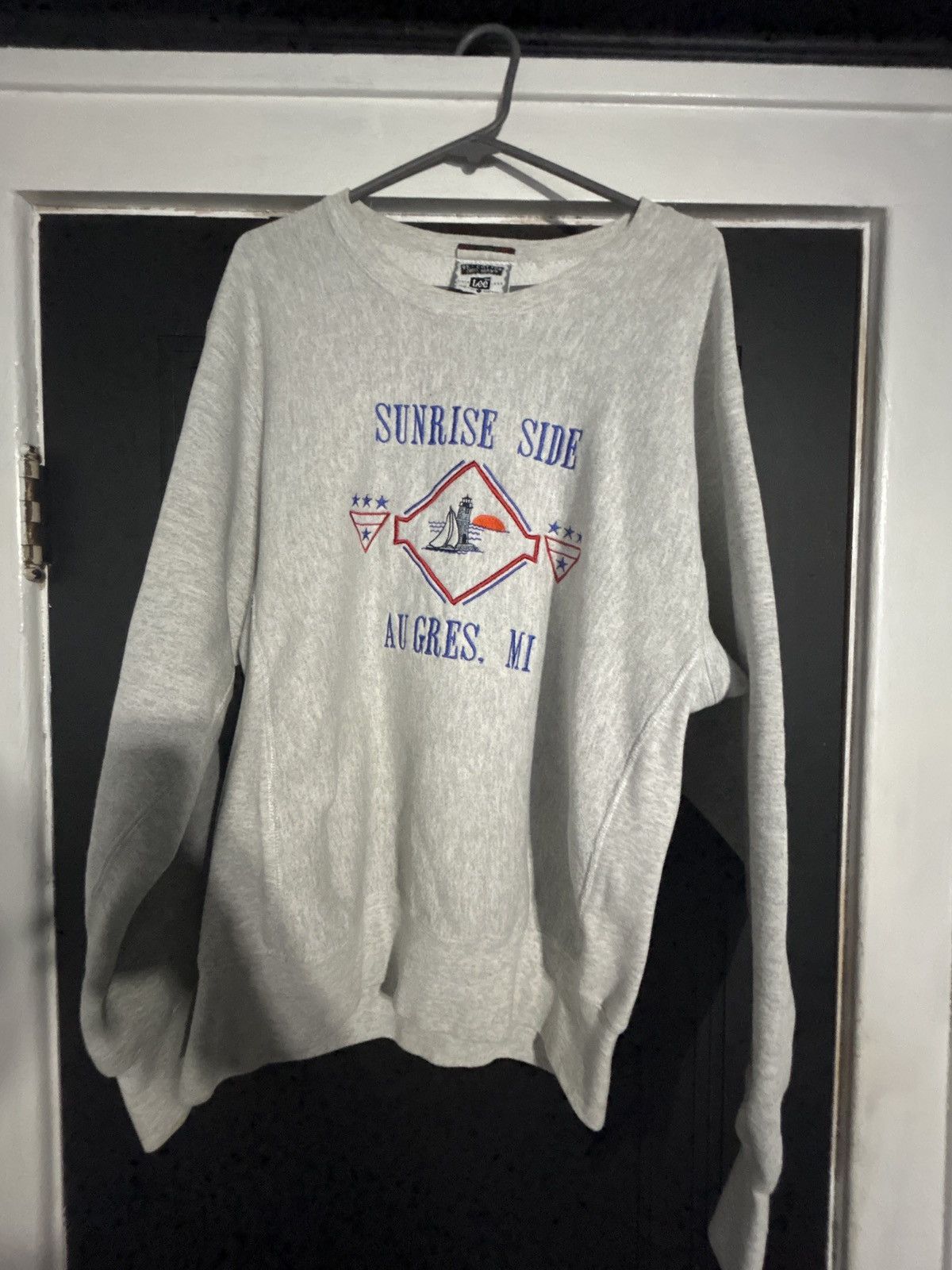 Lee Vintage Light Gray Sweatshirt Size US L / EU 52-54 / 3 - 2 Thumbnail