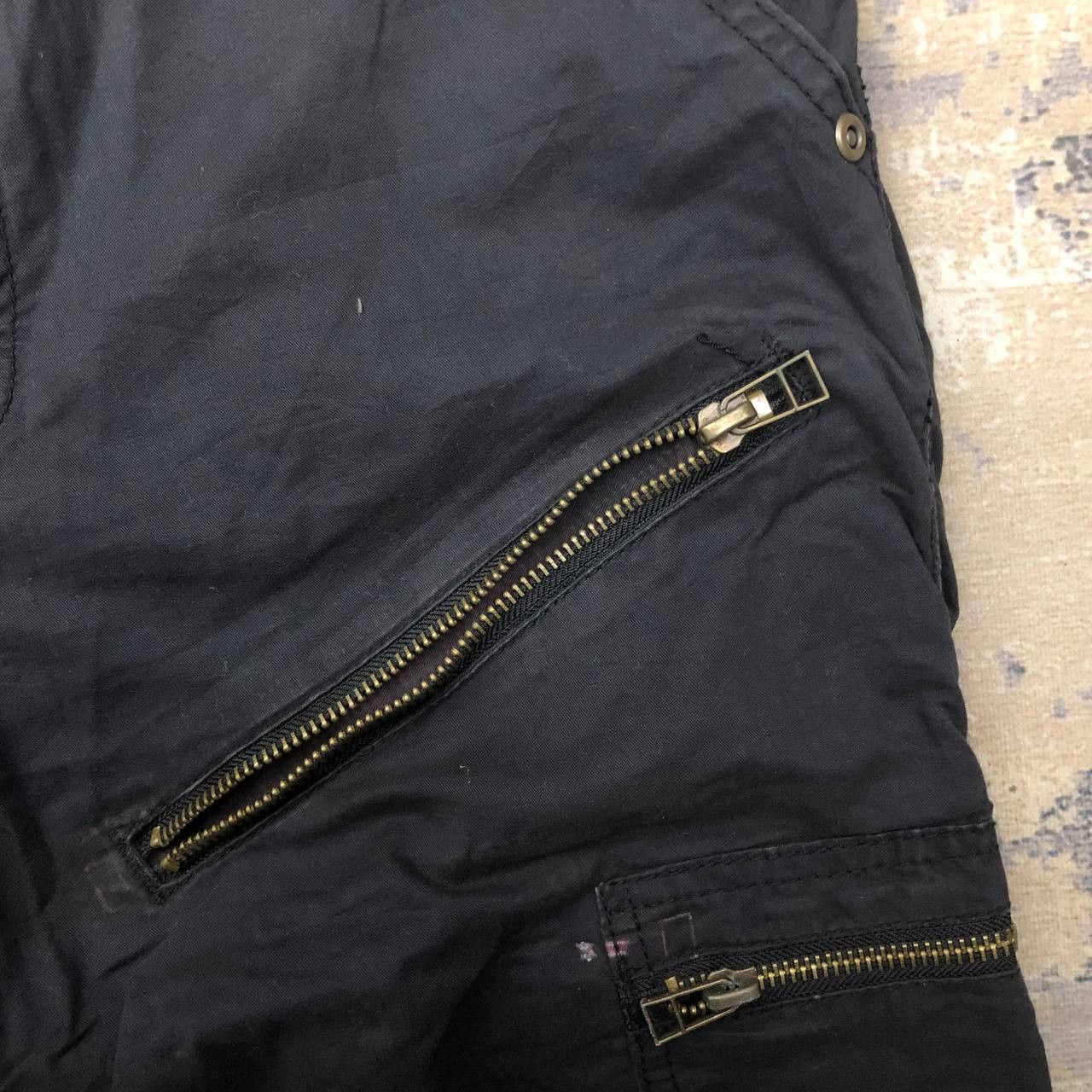 Japanese Brand P288 JUNGLESTORM JAPAN ZIPPER CARGO PANTS Size US 32 / EU 48 - 6 Thumbnail