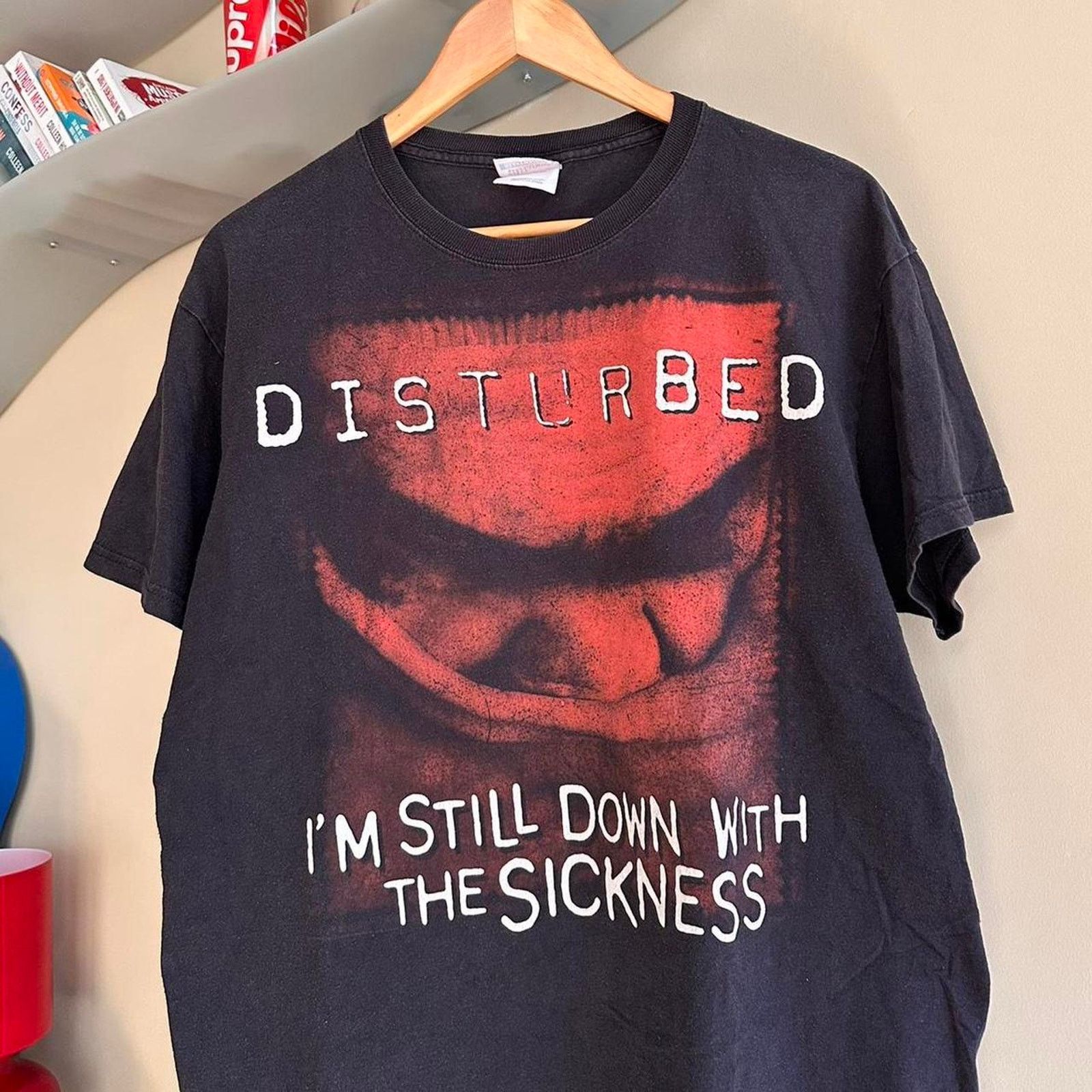 Band Tees × Vintage Vintage Disturbed Band Shirt Size US L / EU 52-54 / 3 - 2 Thumbnail