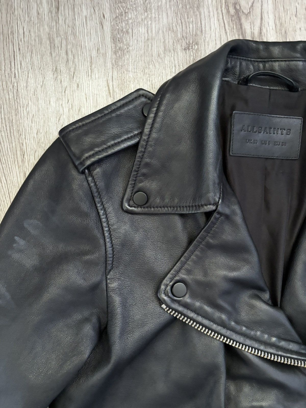 Allsaints All Saints BALFERN LEATHER BIKER JACKET Size M / US 6-8 / IT 42-44 - 8 Thumbnail
