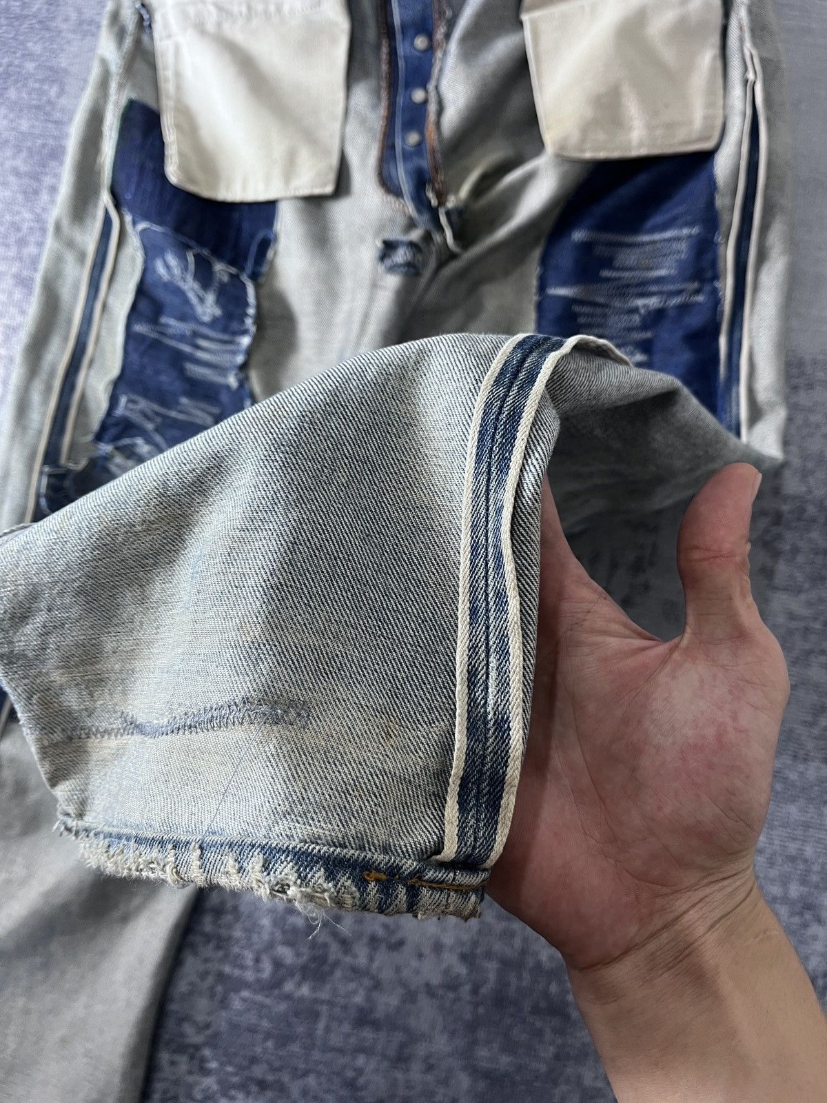 Levi's LEVIS 66 501 DISTRESSED SELVEDGE 60/70s Size US 34 / EU 50 - 15 Thumbnail