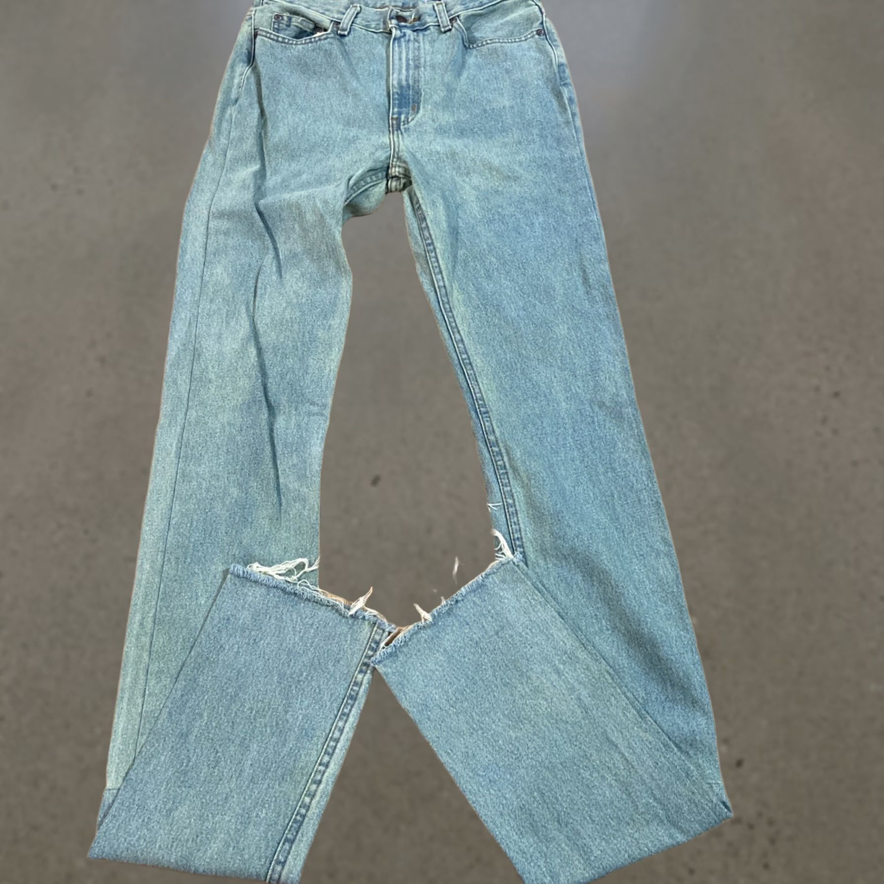 Denime Valelives Jeans Flared Denim Longn Men's Light Wash 30x32 Regular Inseam 47 Cotton Cotton Denim Breathable Comfort Relaxed Pants Mens Size US 30 / EU 46 - 1 Thumbnail