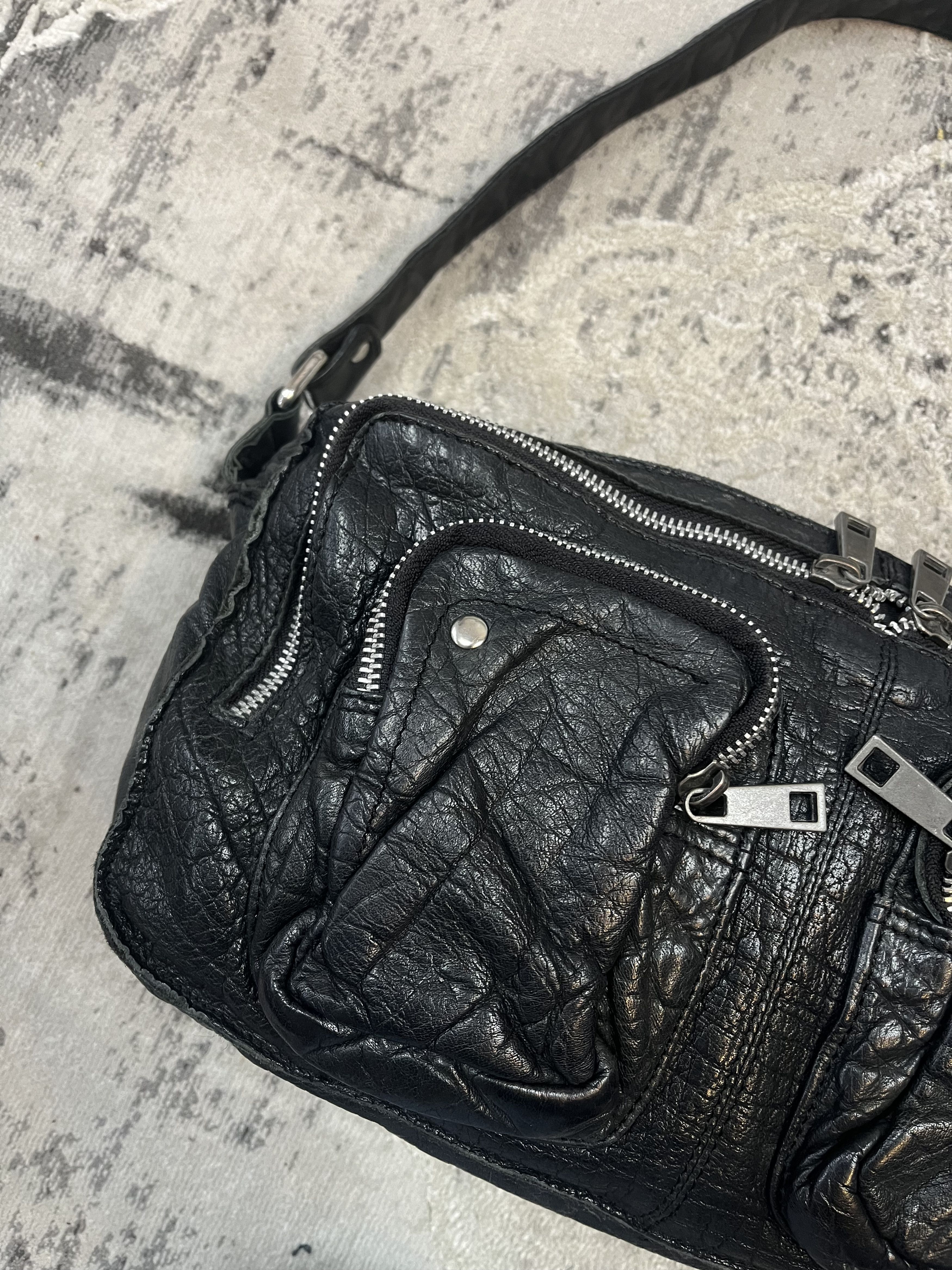 Vintage Vintage Balenciaga style leather bag y2k avantgarde Size ONE SIZE - 3 Thumbnail
